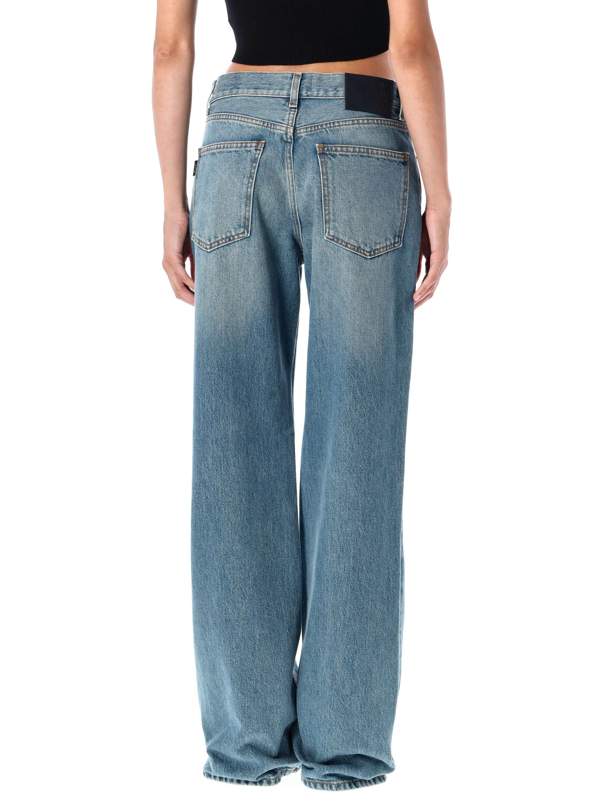 HAIKURE Mid-Rise Wide Leg Jeans - Size 27