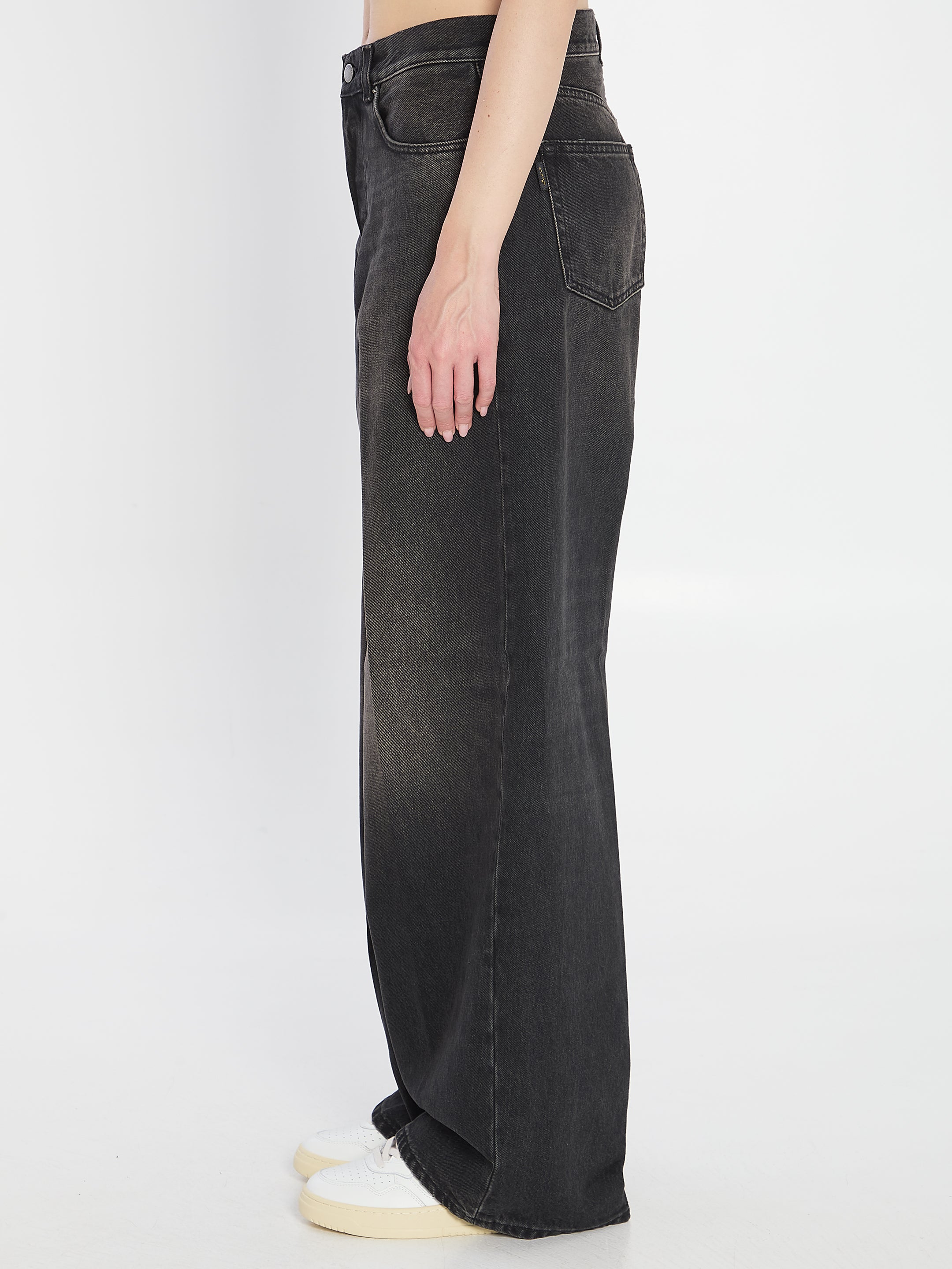 HAIKURE Wide Leg Relaxed Fit Denim Trousers - Size 26