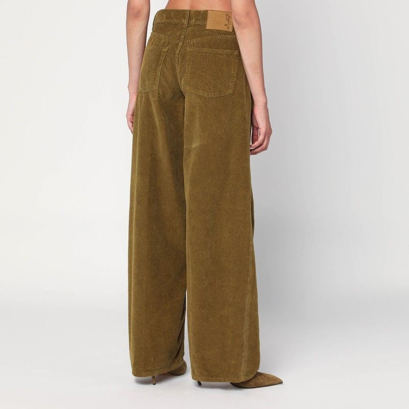 HAIKURE Wide Corduroy Trousers for Women