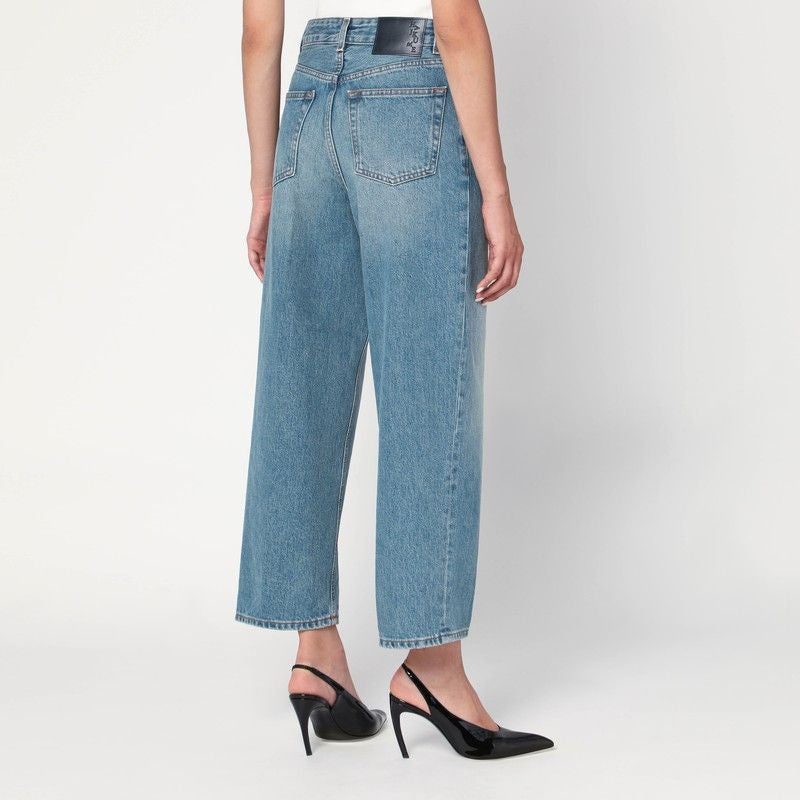 HAIKURE Wide Leg Washed Effect Jeans for Women