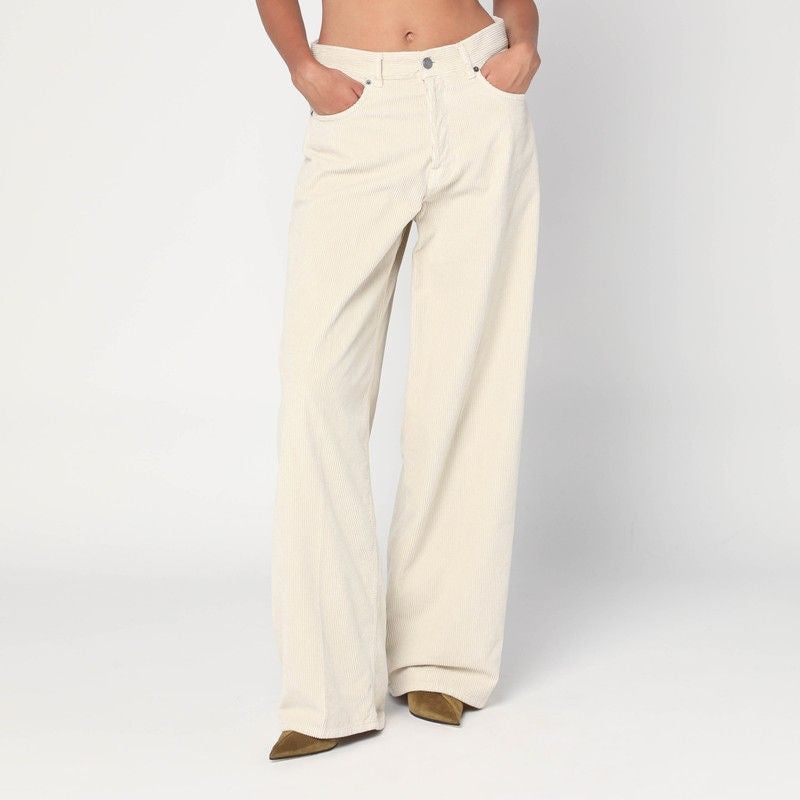 HAIKURE Wide Corduroy Trousers for Women - FW25