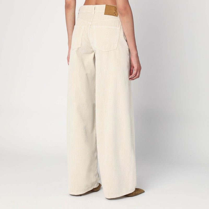HAIKURE Wide Corduroy Trousers for Women - FW25