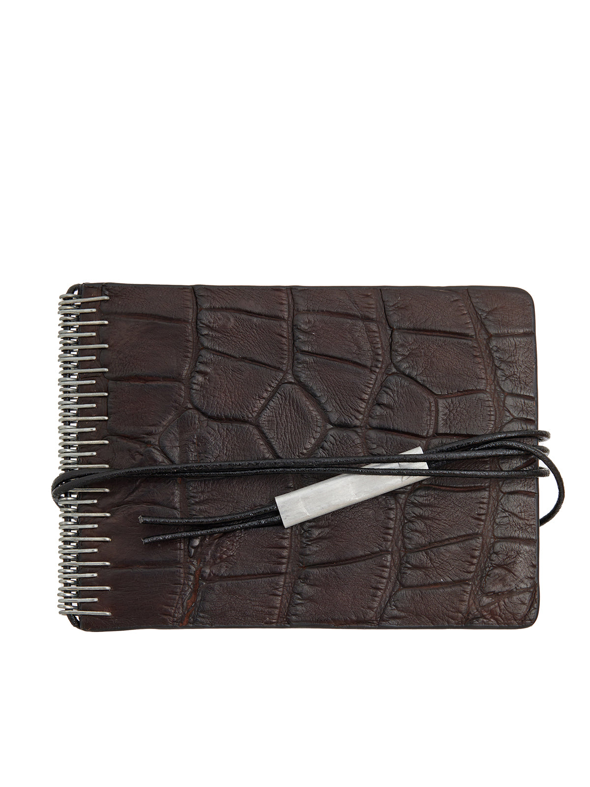 ISAAC SELLAM Mini Alligator Leather Wallet for Men