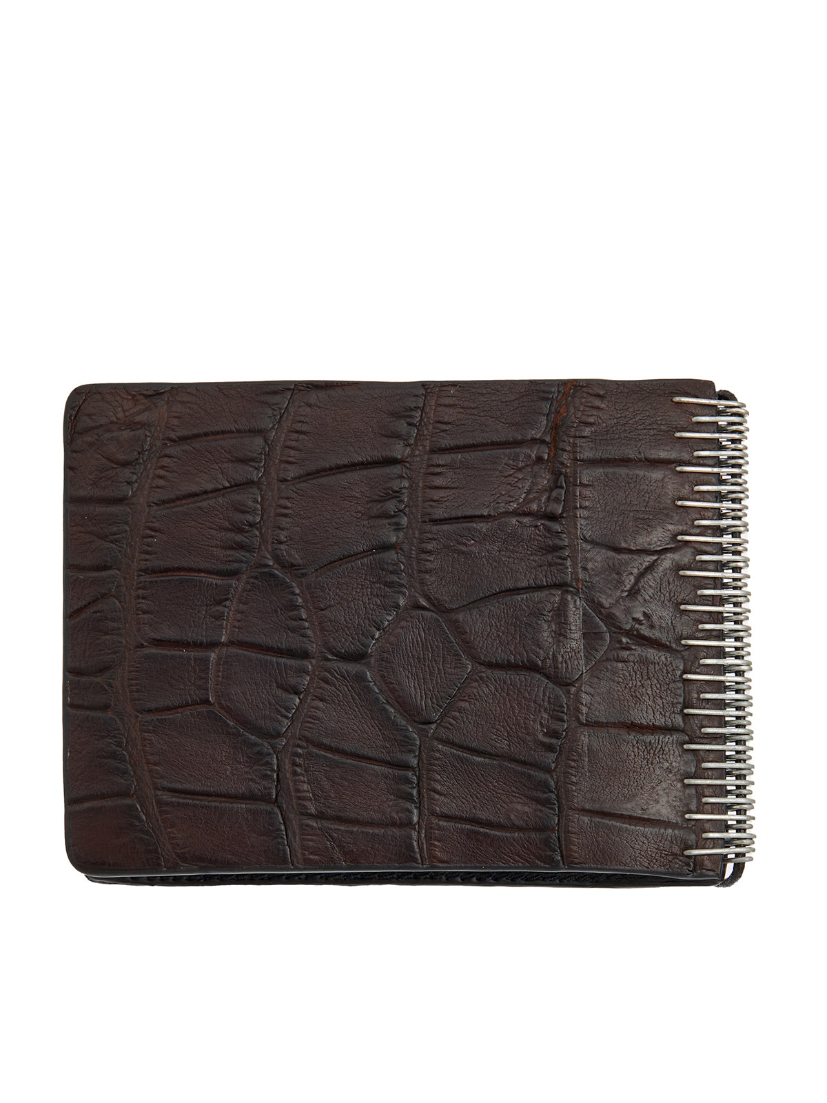 ISAAC SELLAM Mini Alligator Leather Wallet for Men