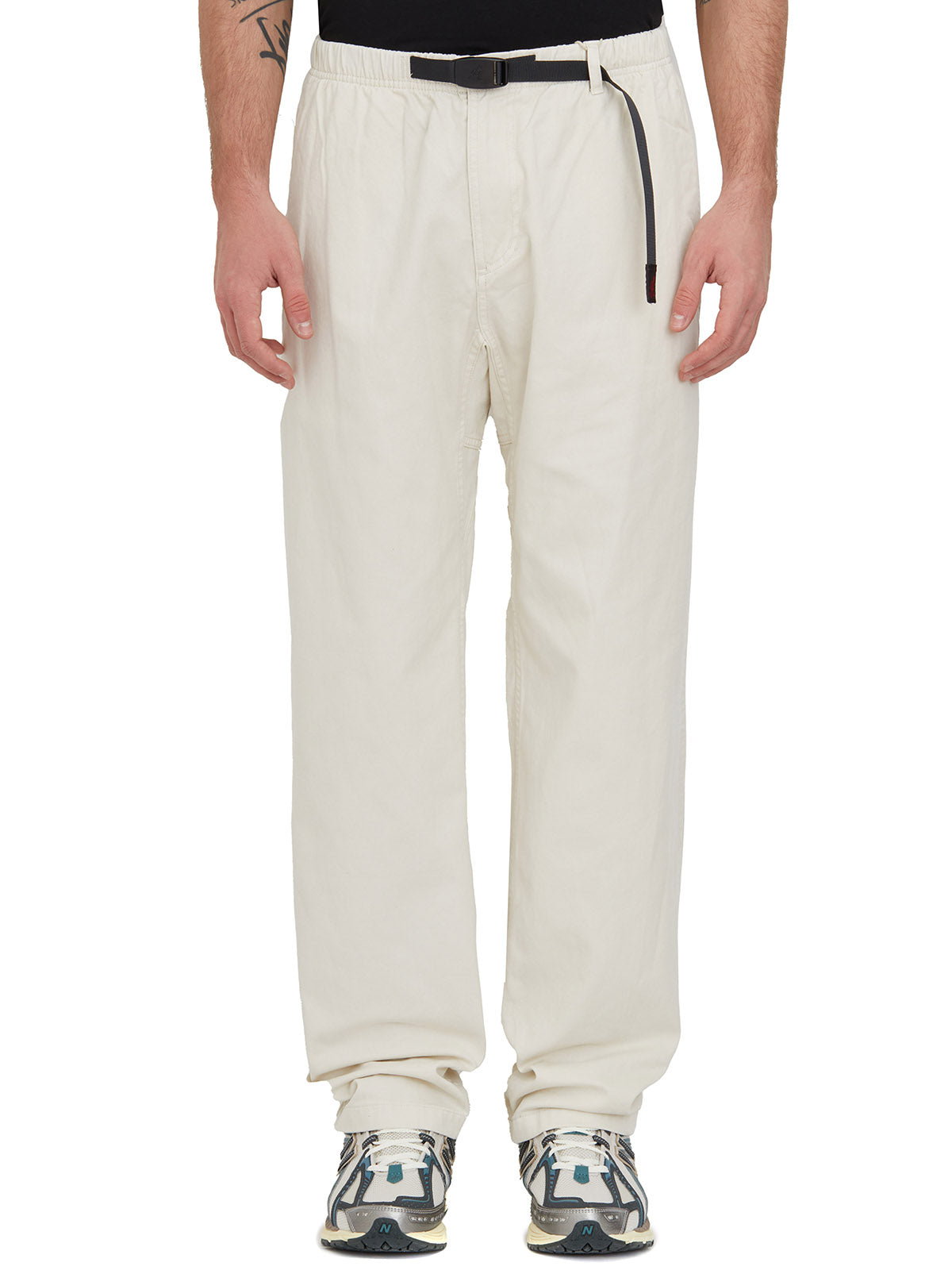 GRAMICCI Comfortable Elastic Waist Straight Leg Trousers for Men - Size L