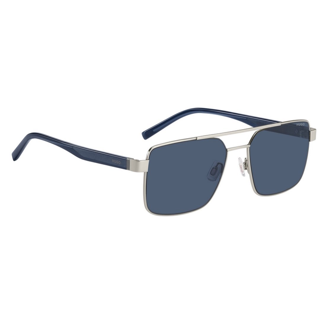 HUGO BOSS Sleek Metal Aviator Sunglasses for Men