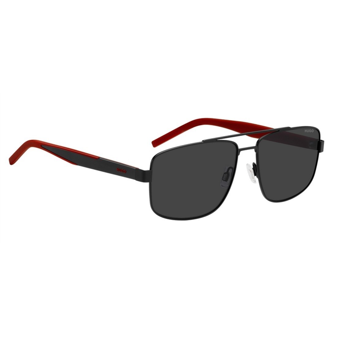 HUGO BOSS Matte Black Sunglasses for Men