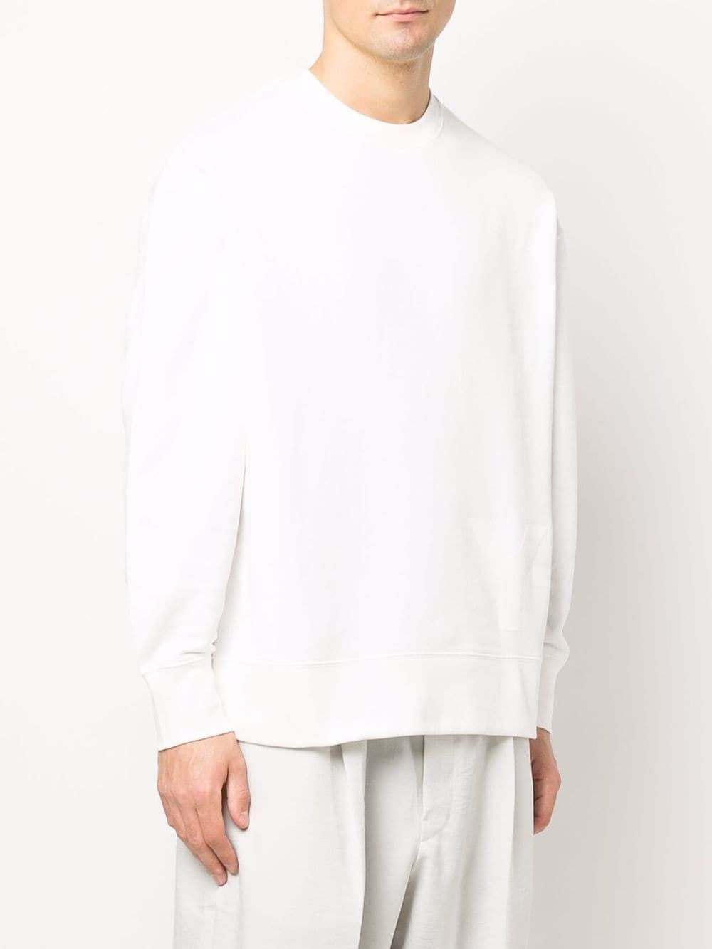 Y-3 Logo Crew Sweatshirt for Men