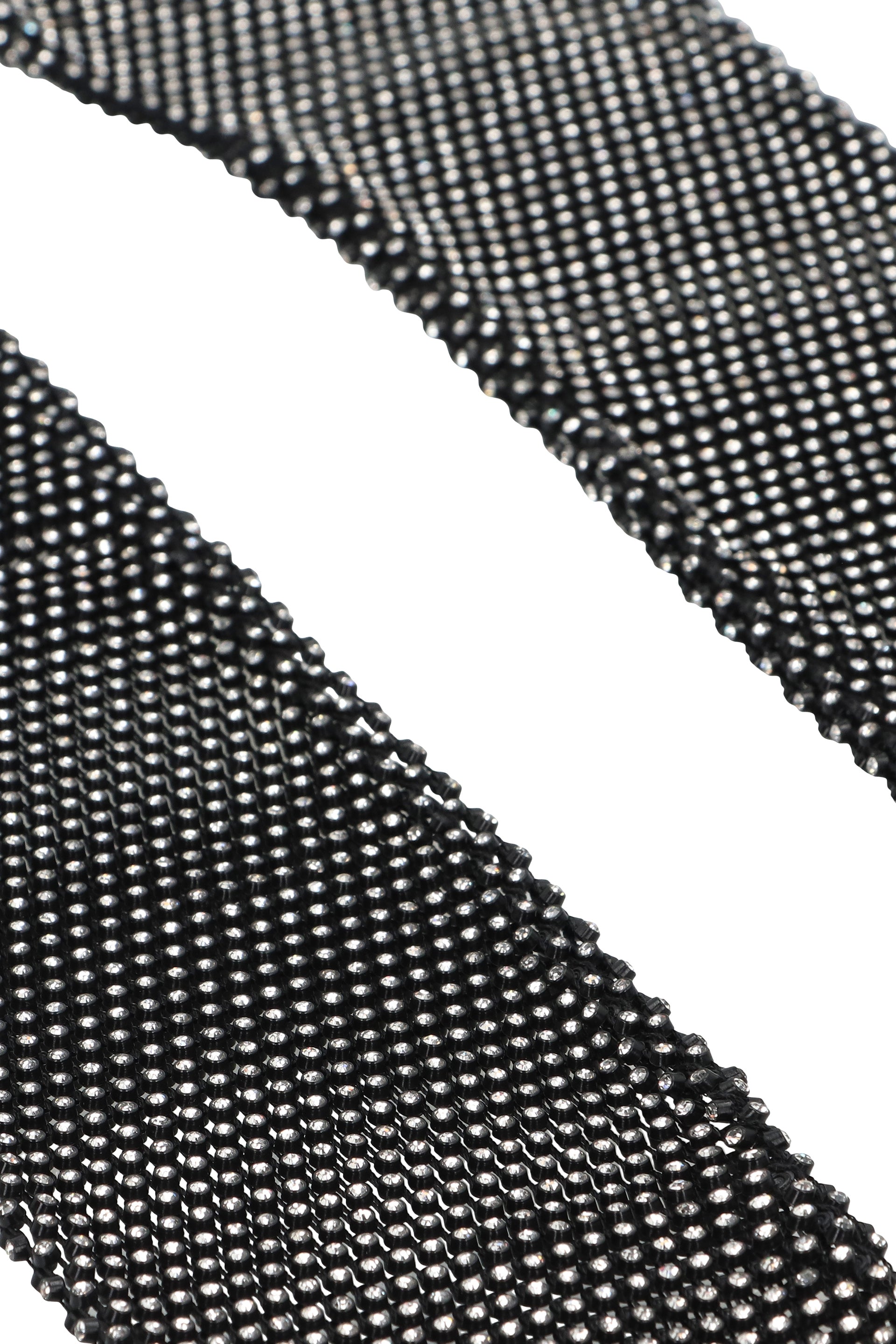 SANTA BRANDS Netted Knit Armwarmer with Rhinestones