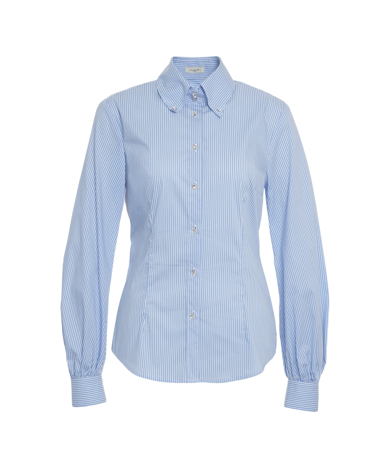 HIMON'S Striped Blouse for Women - Modern Button-Down Collar