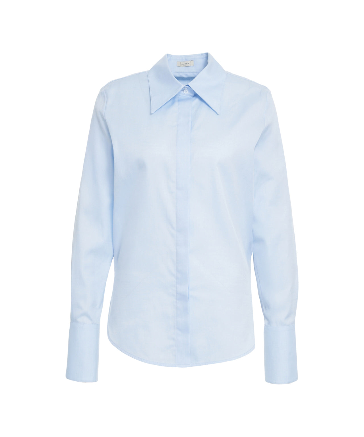HIMON'S Classic Long-Sleeve Shirt with Kent Collar for Women