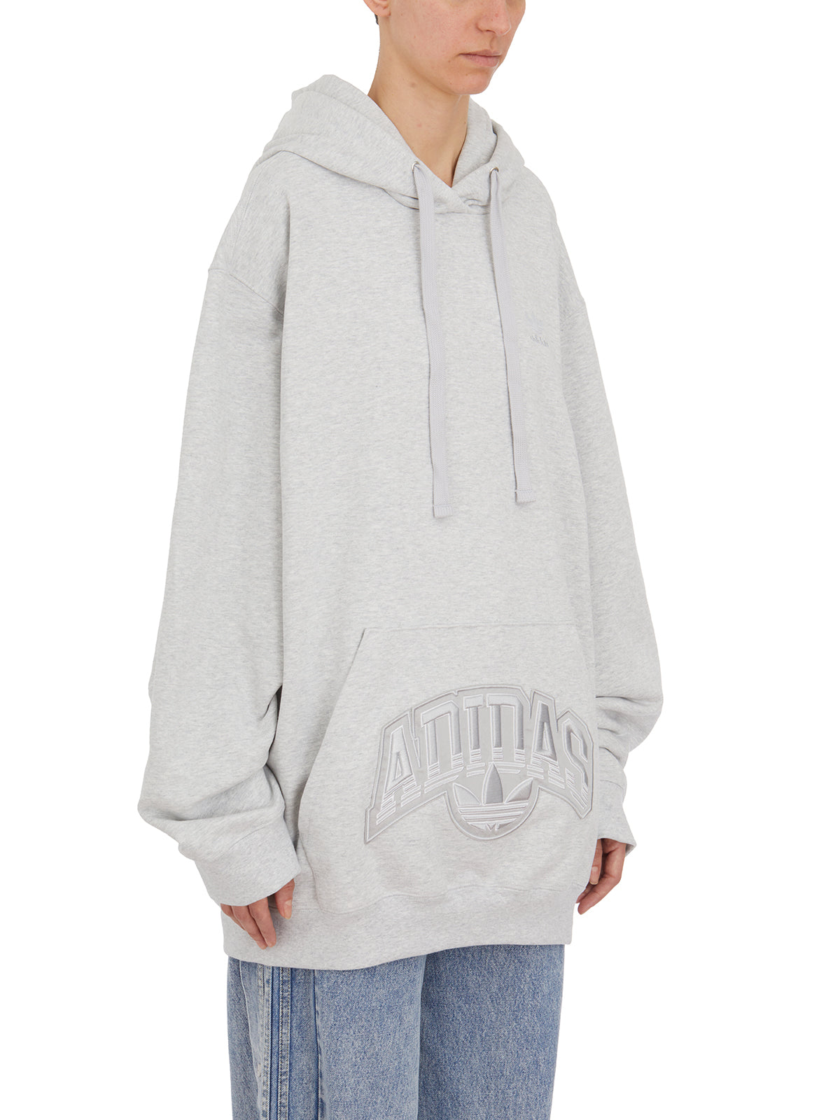 ADIDAS ORIGINALS Oversized Women's Sweatshirt with Hood - Size S