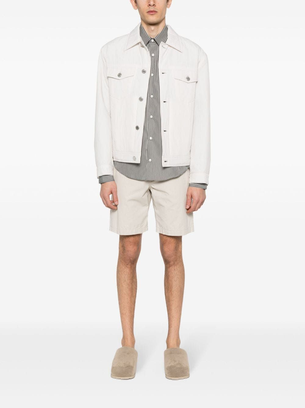 AMI PARIS Men's Padded Trucker Jacket