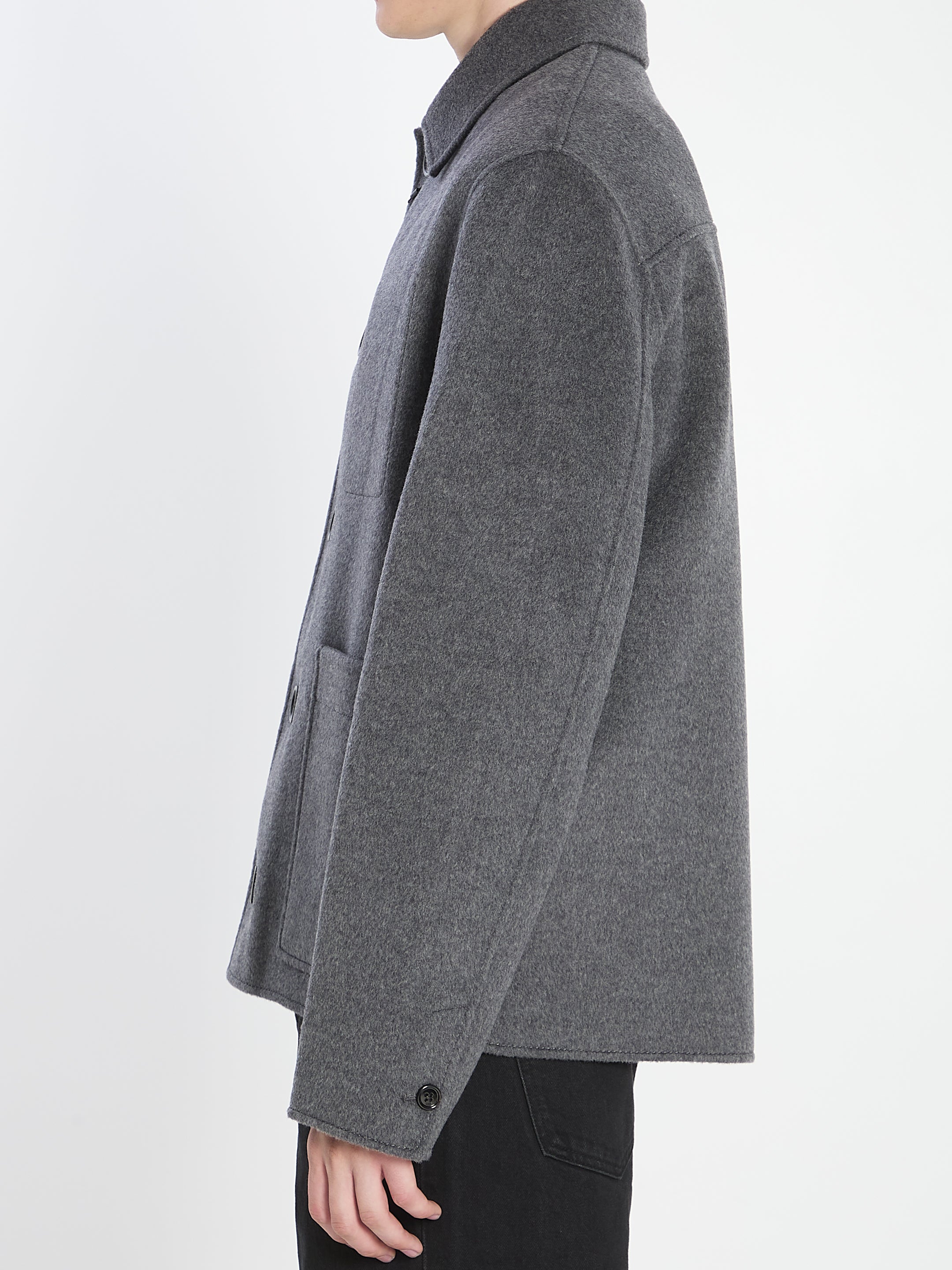 AMI PARIS Wool and Cashmere Jacket - Size L