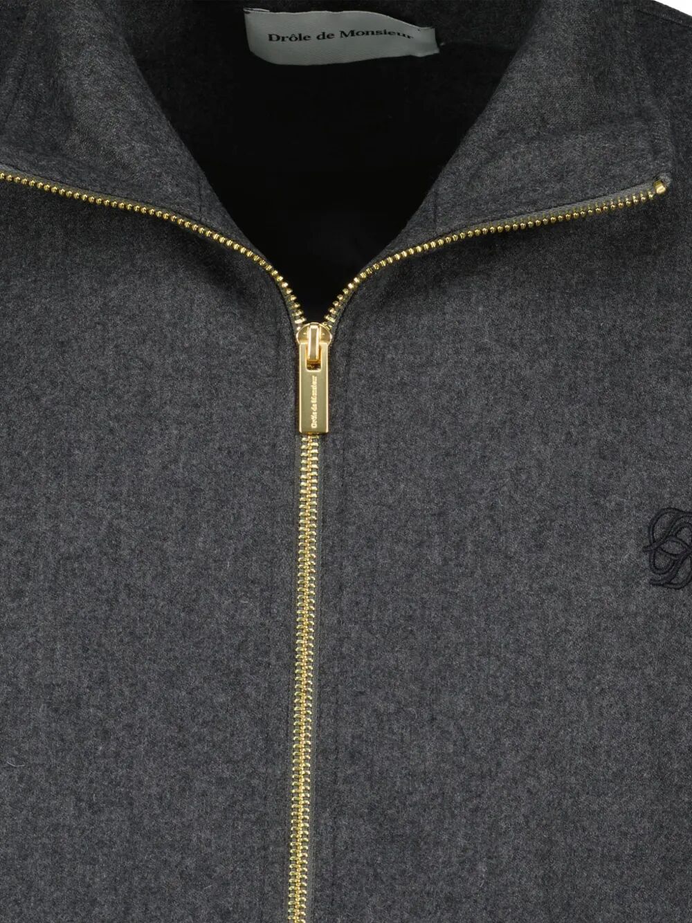 DRÔLE DE MONSIEUR Flannel Track Jacket