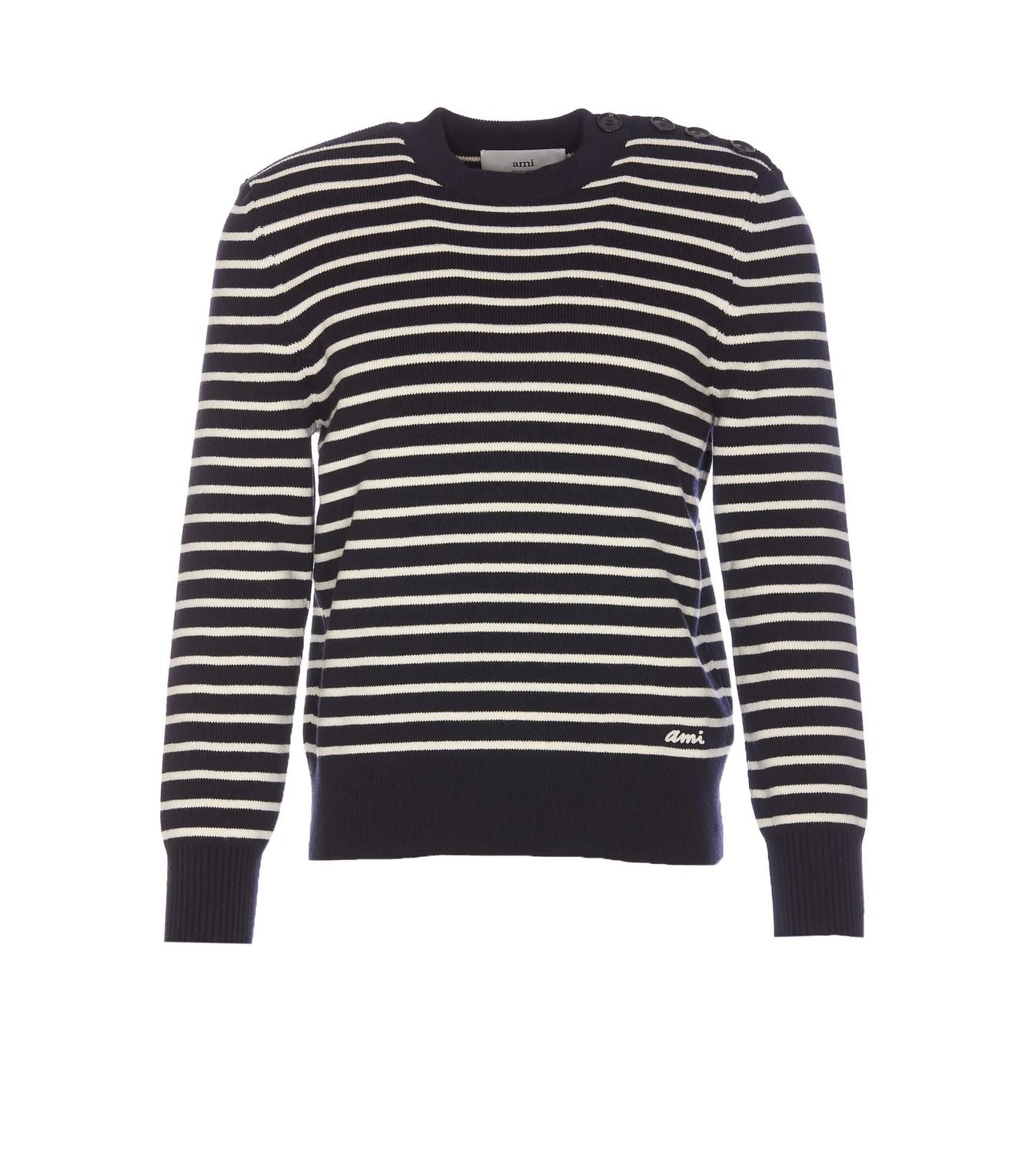 AMI PARIS Classic Sailor Crew Neck Sweater
