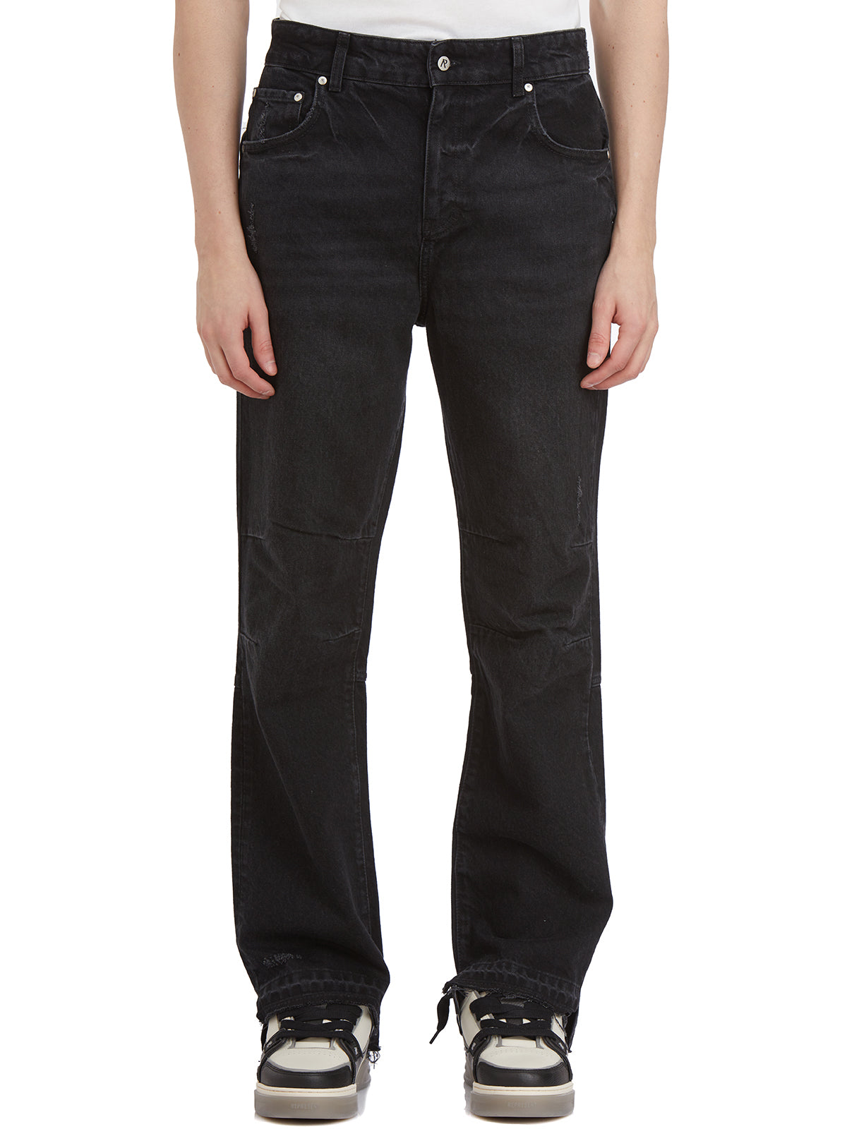 REPRESENT Denim Stepped Hem Jeans - Size 32