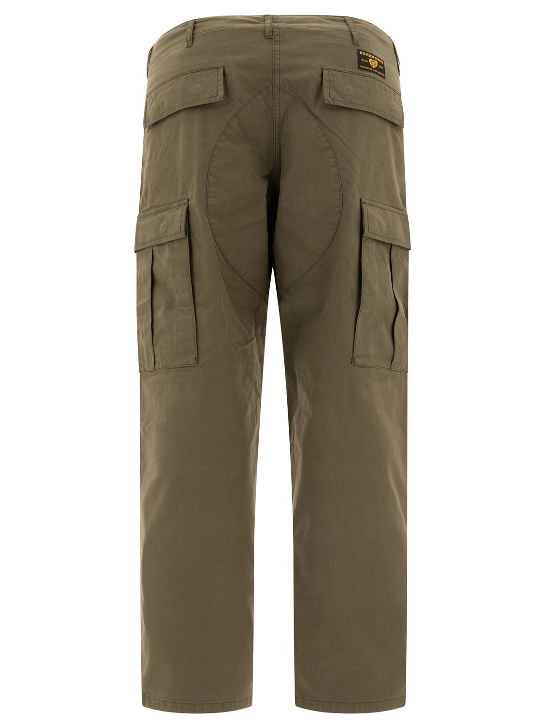 HUMAN MADE Men's Olive Drab Pants