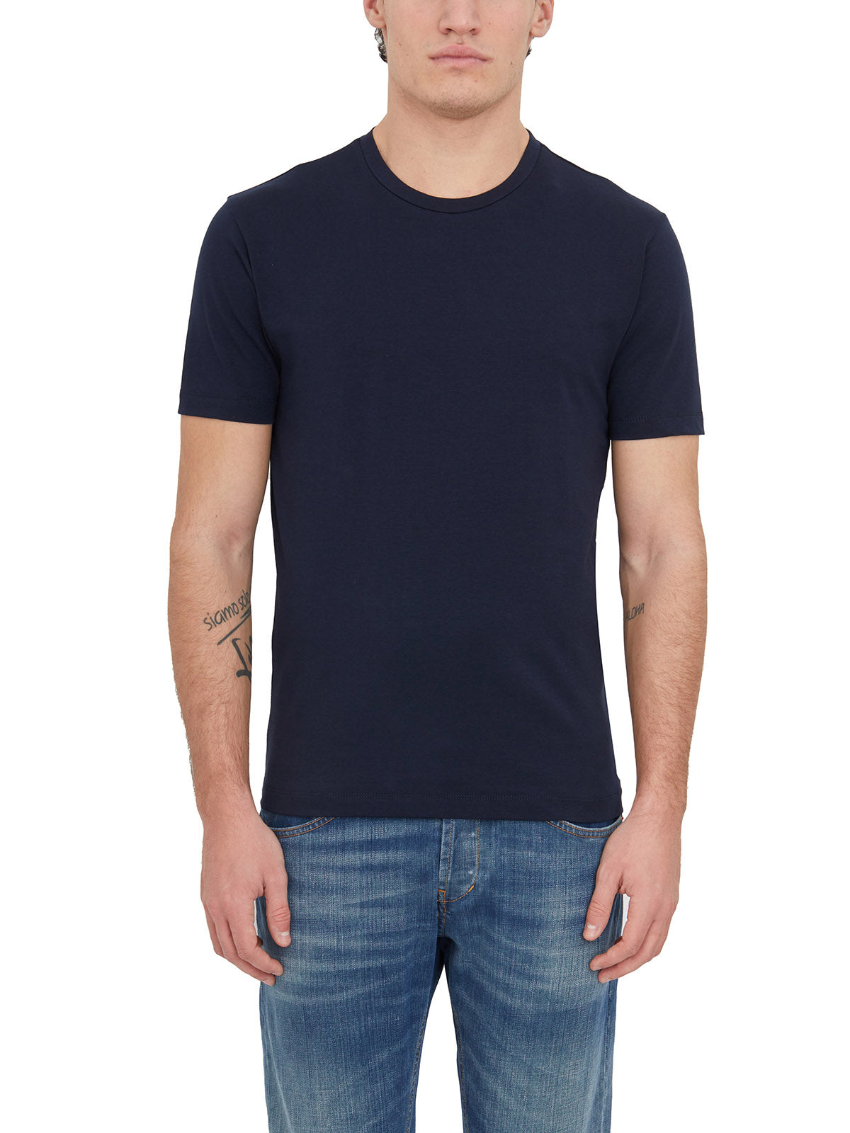 DANIELE ALESSANDRINI Men's Casual Stretch T-Shirt - SS24 Collection