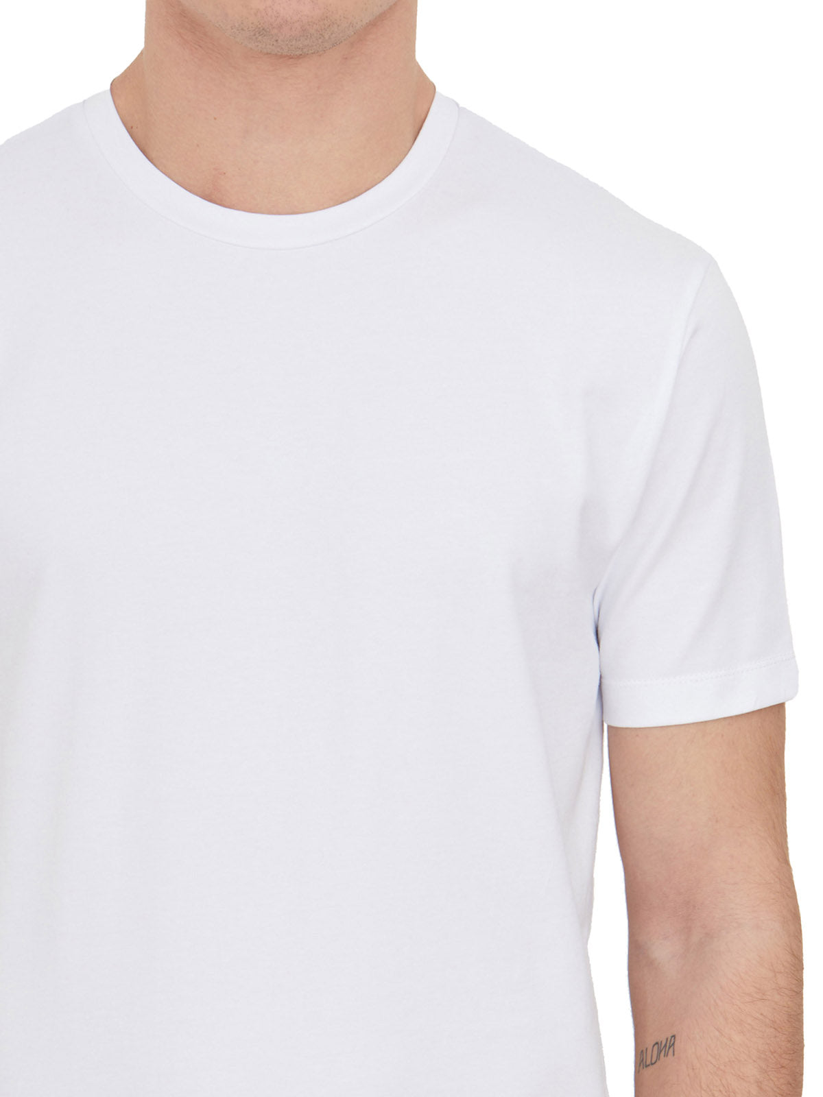 DANIELE ALESSANDRINI Classic Crew Neck T-Shirt for Men