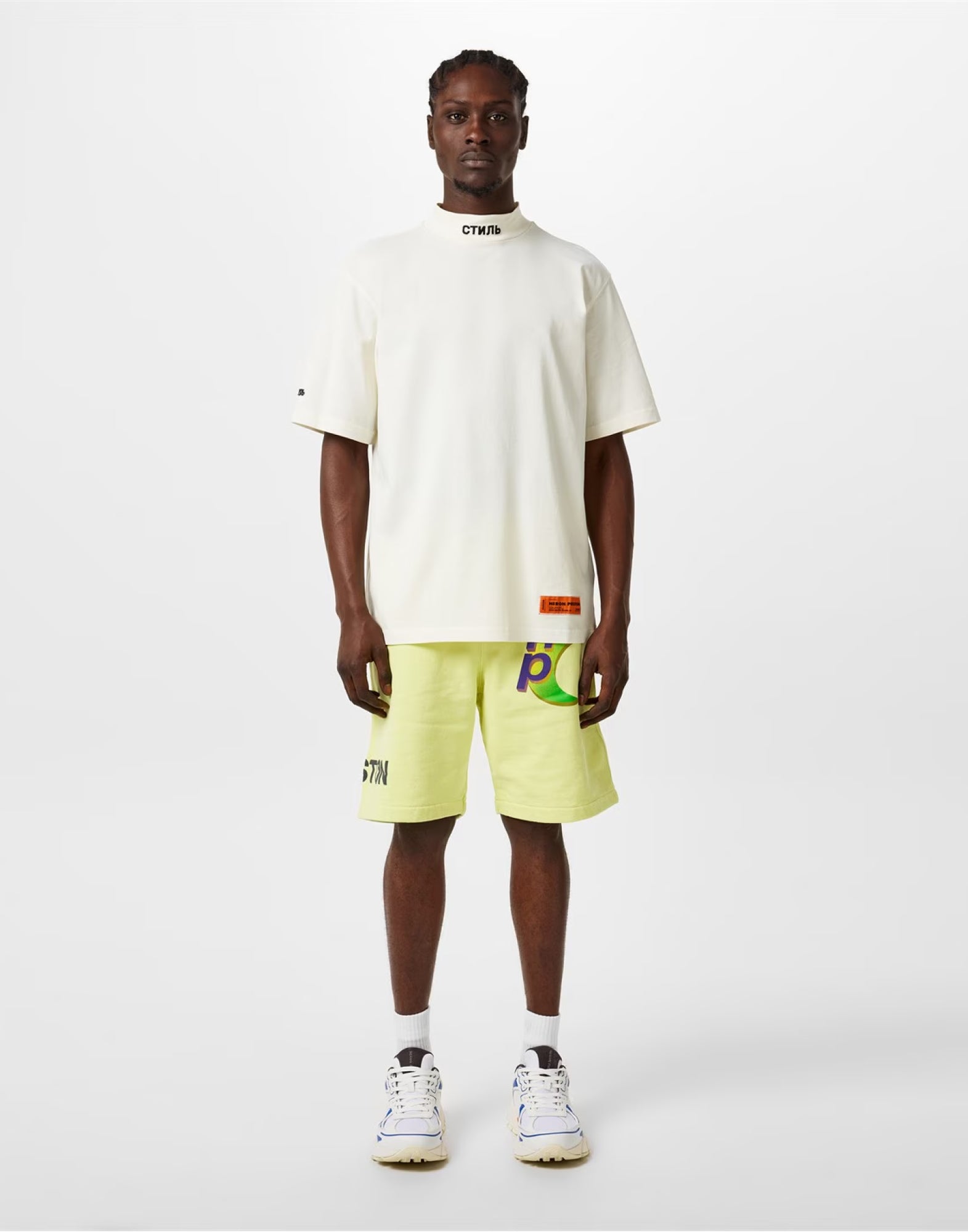 HERON PRESTON CTNMB Logo Turtleneck T-Shirt