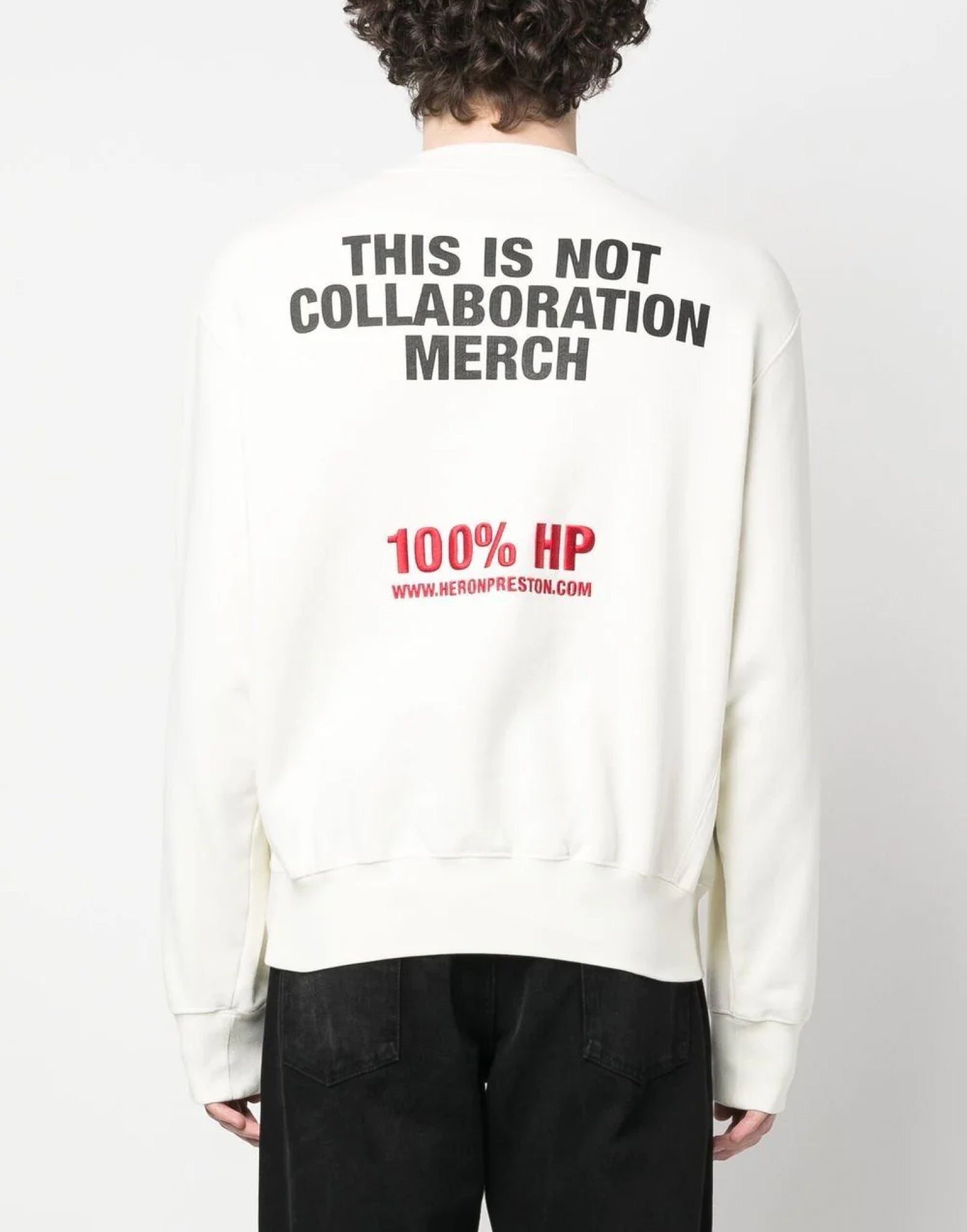 HERON PRESTON This Is Not Logo Sweatshirt - Men's Long Sleeve
