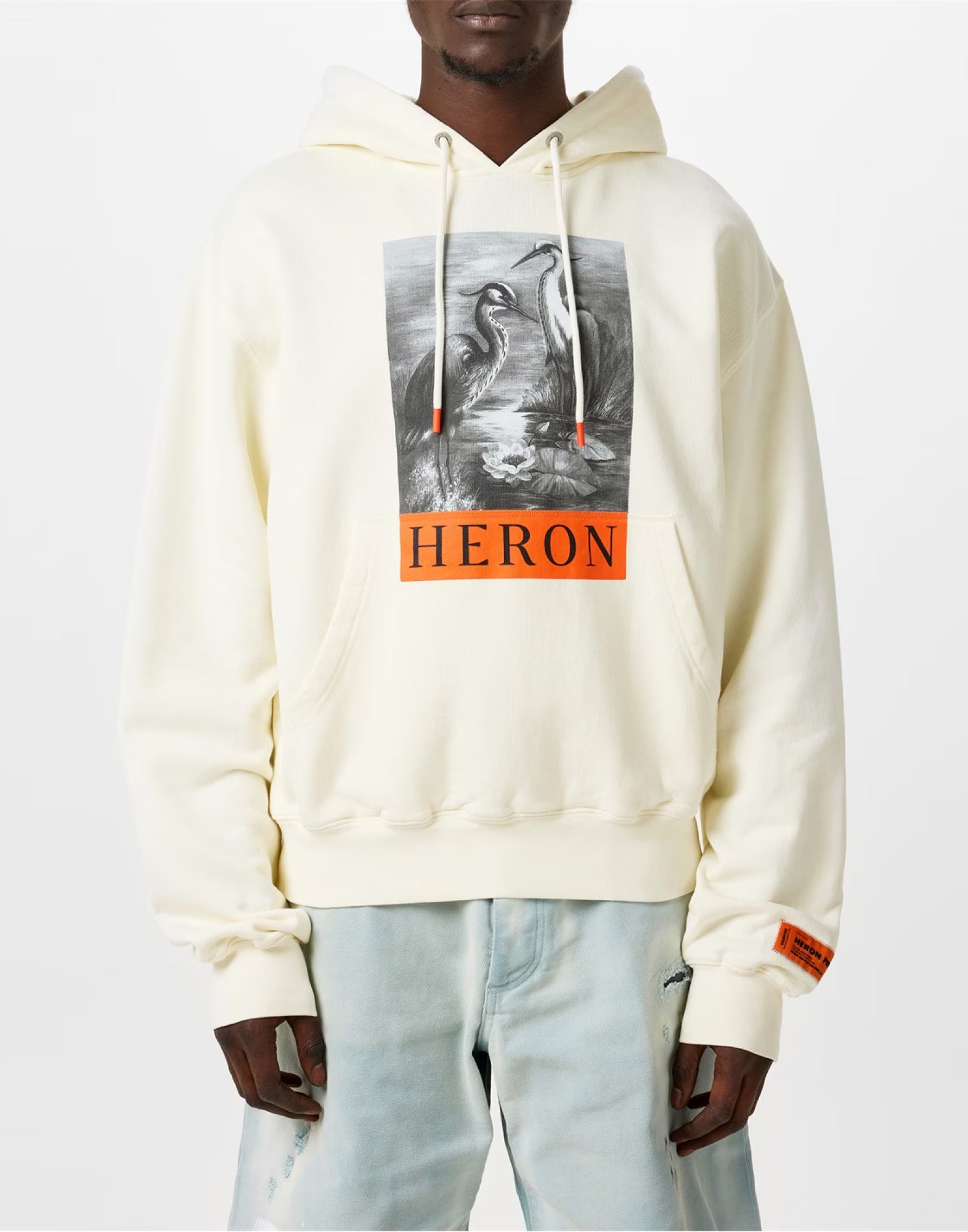 HERON PRESTON Logo Hoodie for Men - FW25 Collection