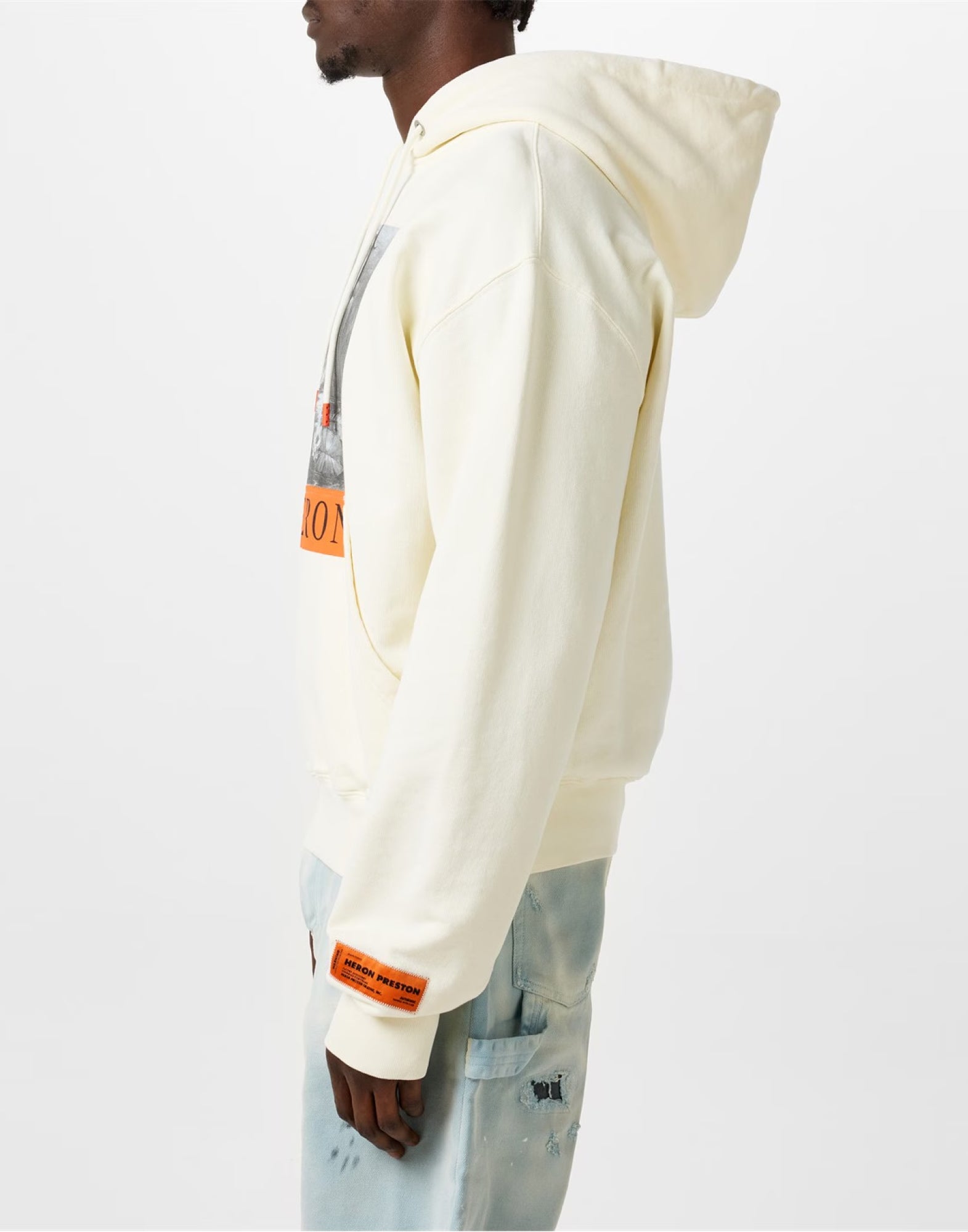 HERON PRESTON Logo Hoodie for Men - FW25 Collection