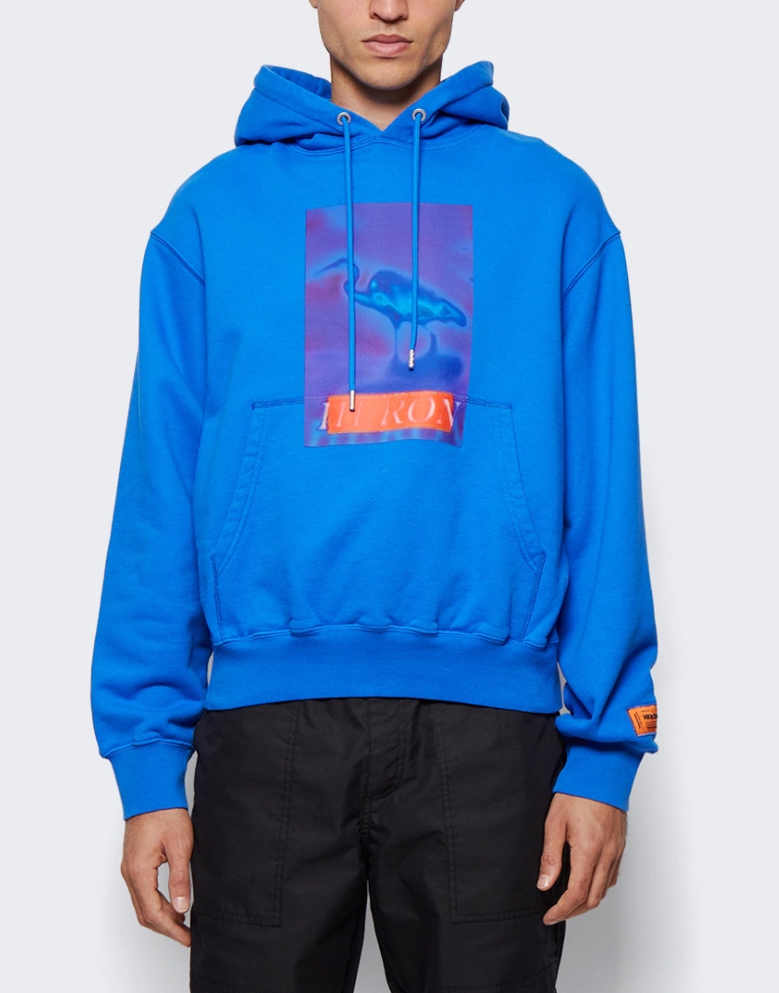HERON PRESTON Censored Logo Hoodie - Men’s Fashion Sweatshirt
