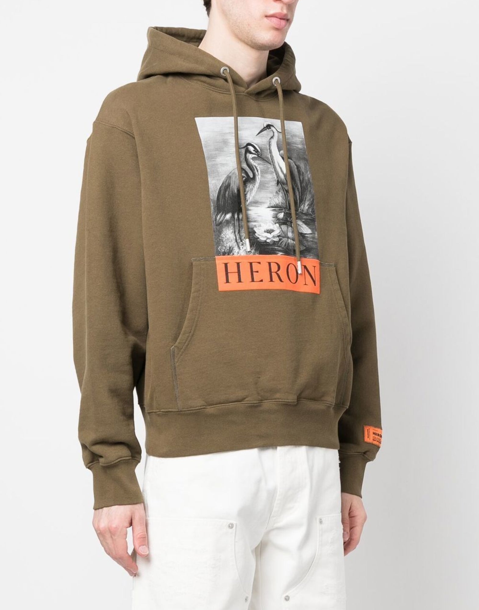 HERON PRESTON Heron Logo Hoodie for Men - SS25 Collection