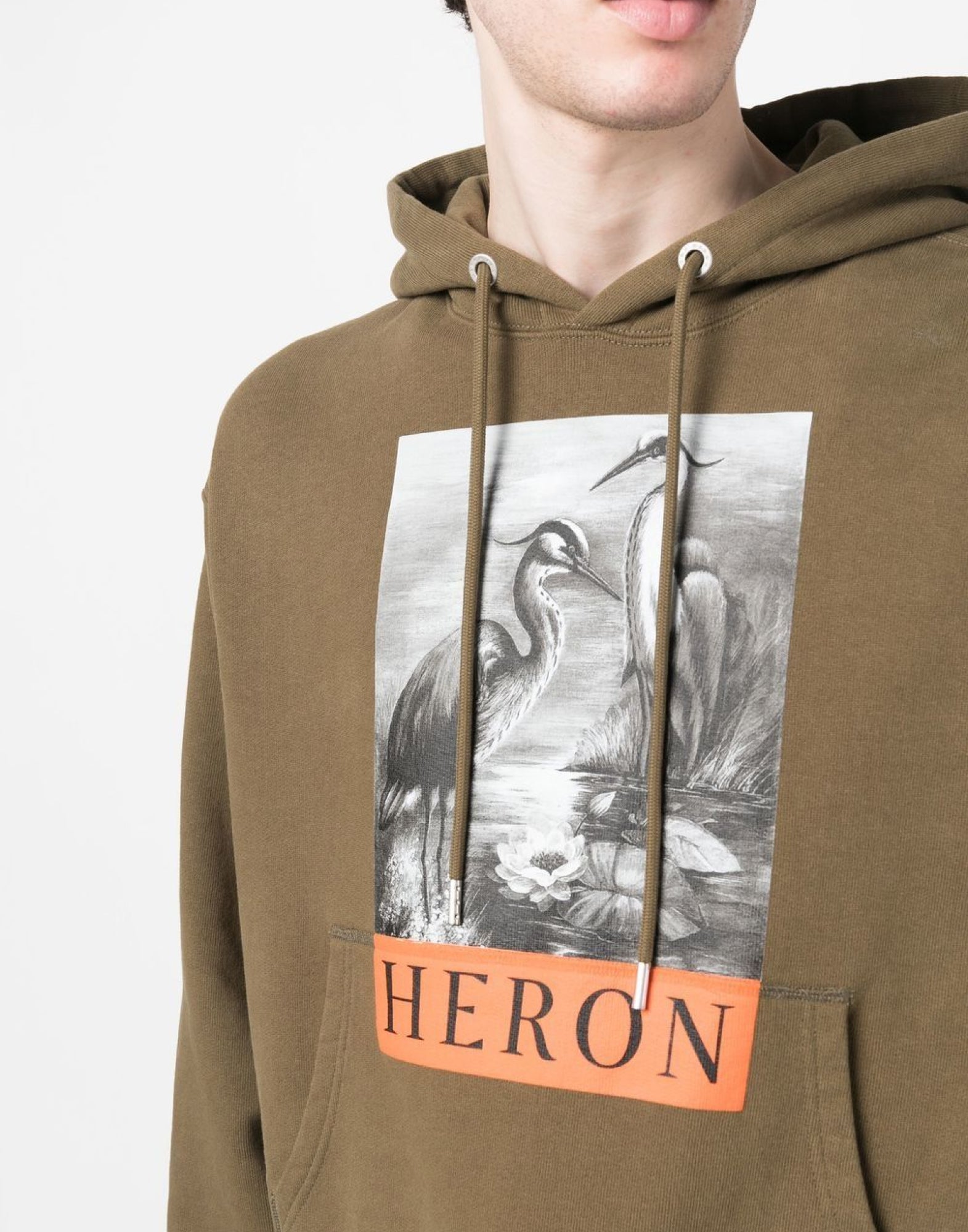 HERON PRESTON Heron Logo Hoodie for Men - SS25 Collection