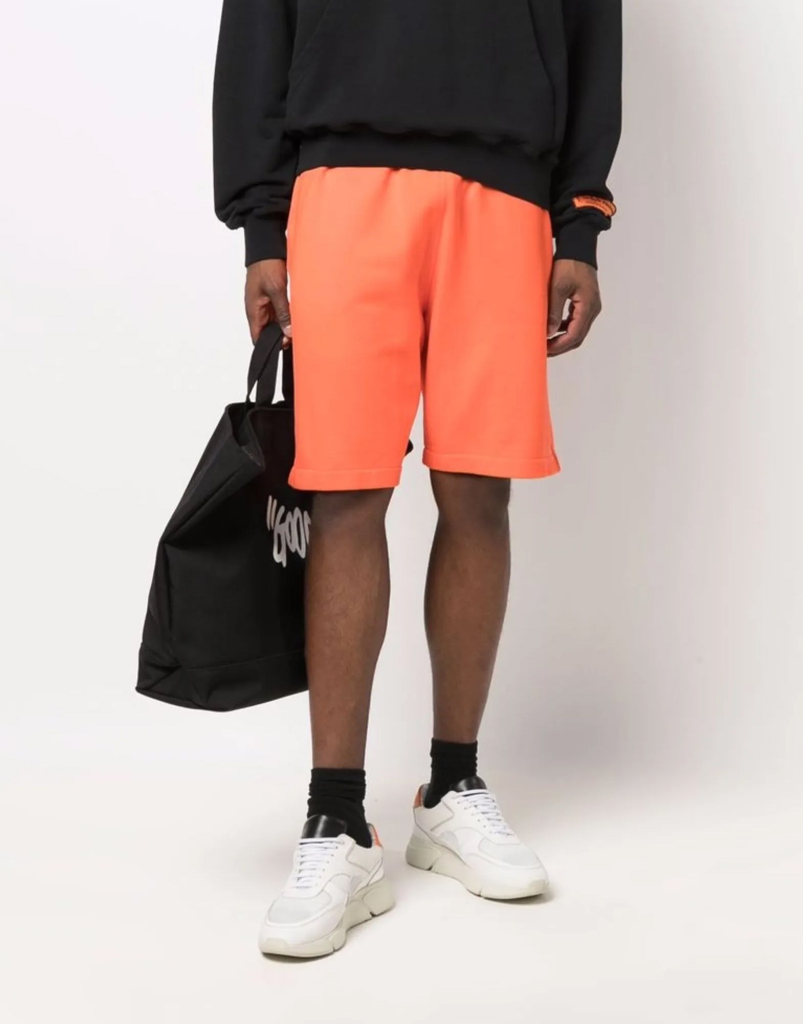 HERON PRESTON Recycled Logo Sweat Shorts for Men