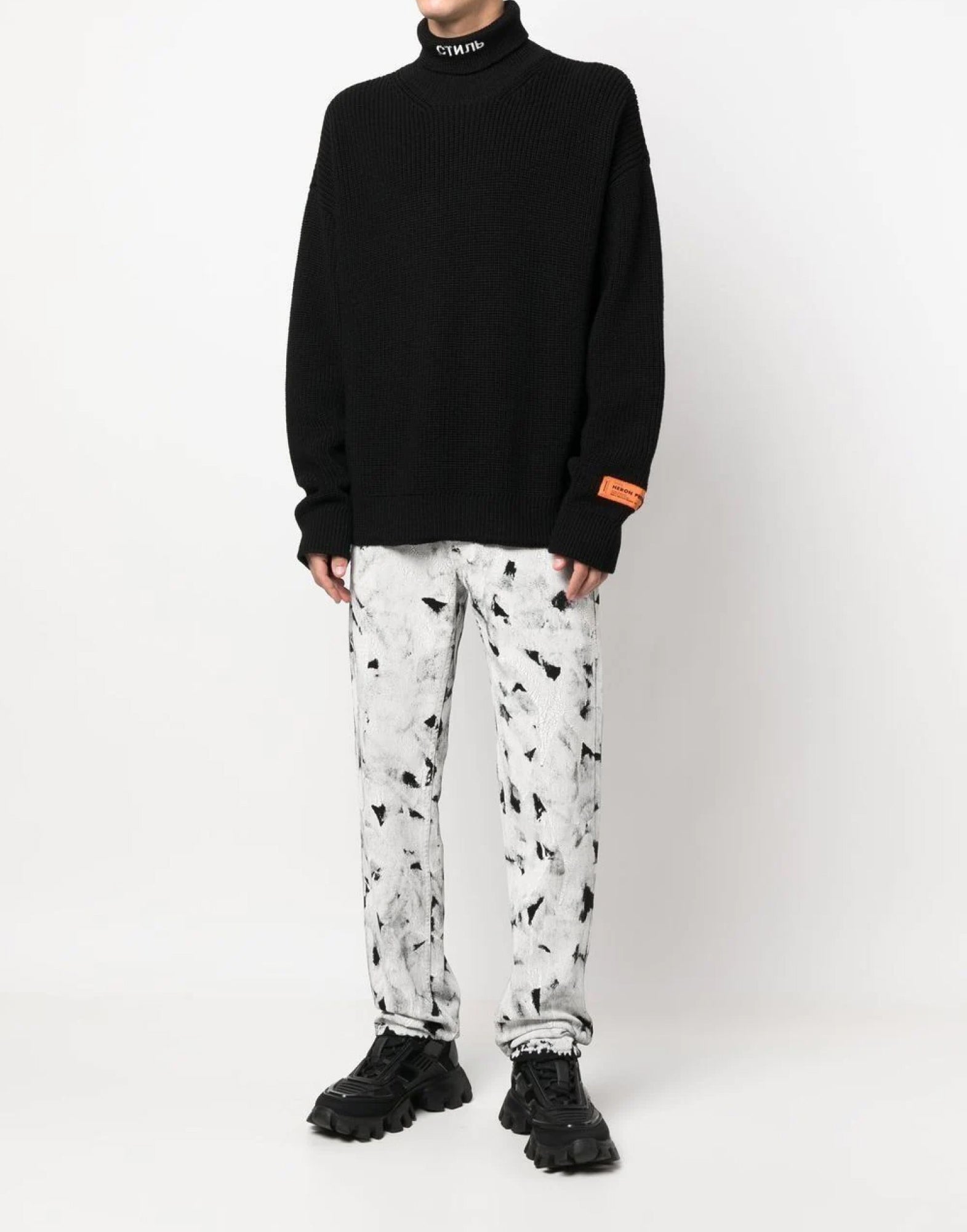 HERON PRESTON Knit Rollneck Sweater for Men