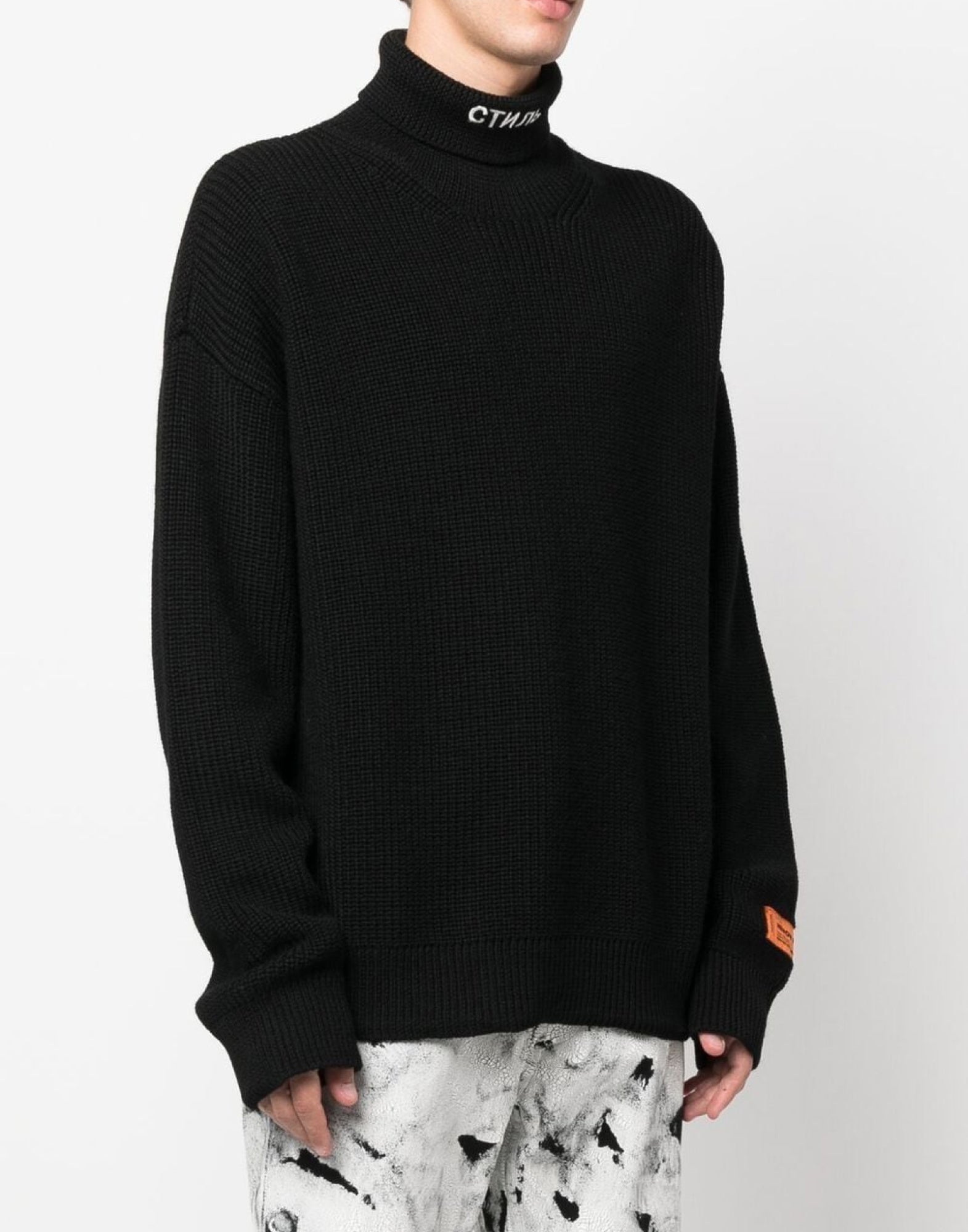 HERON PRESTON Knit Rollneck Sweater for Men