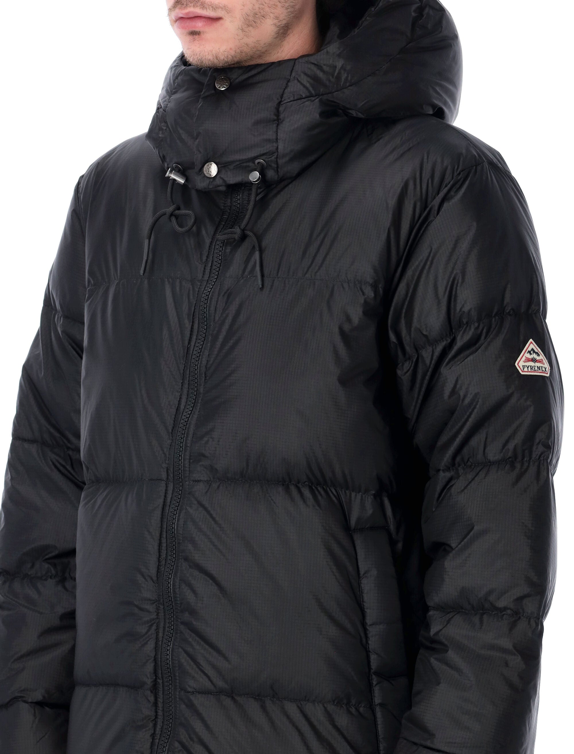PYRENEX Men's Shift Hooded Ripstop Down Jacket - Regular to Slightly Oversized Fit