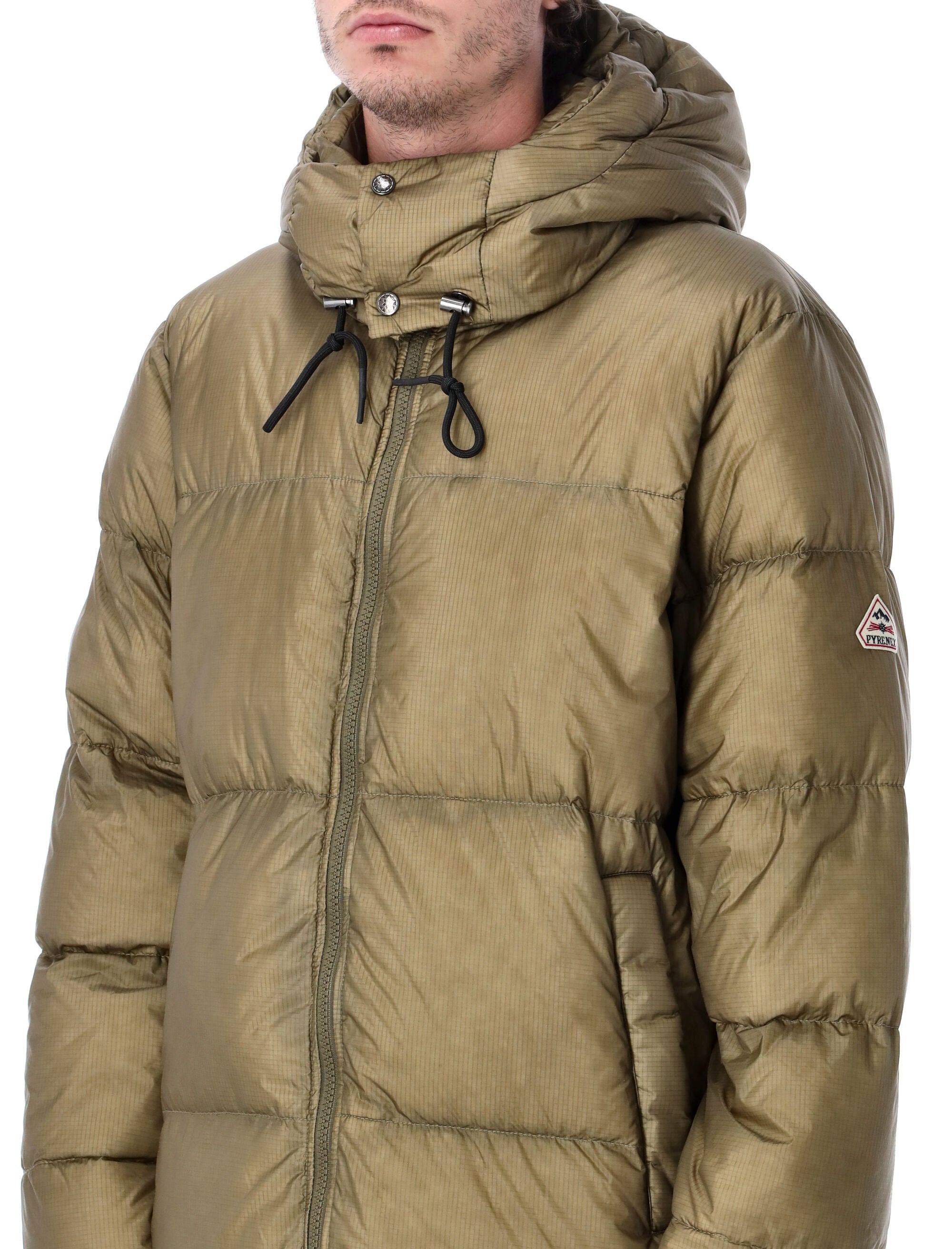 PYRENEX Men's Shift Hooded Ripstop Down Jacket - Regular to Slightly Oversized Fit