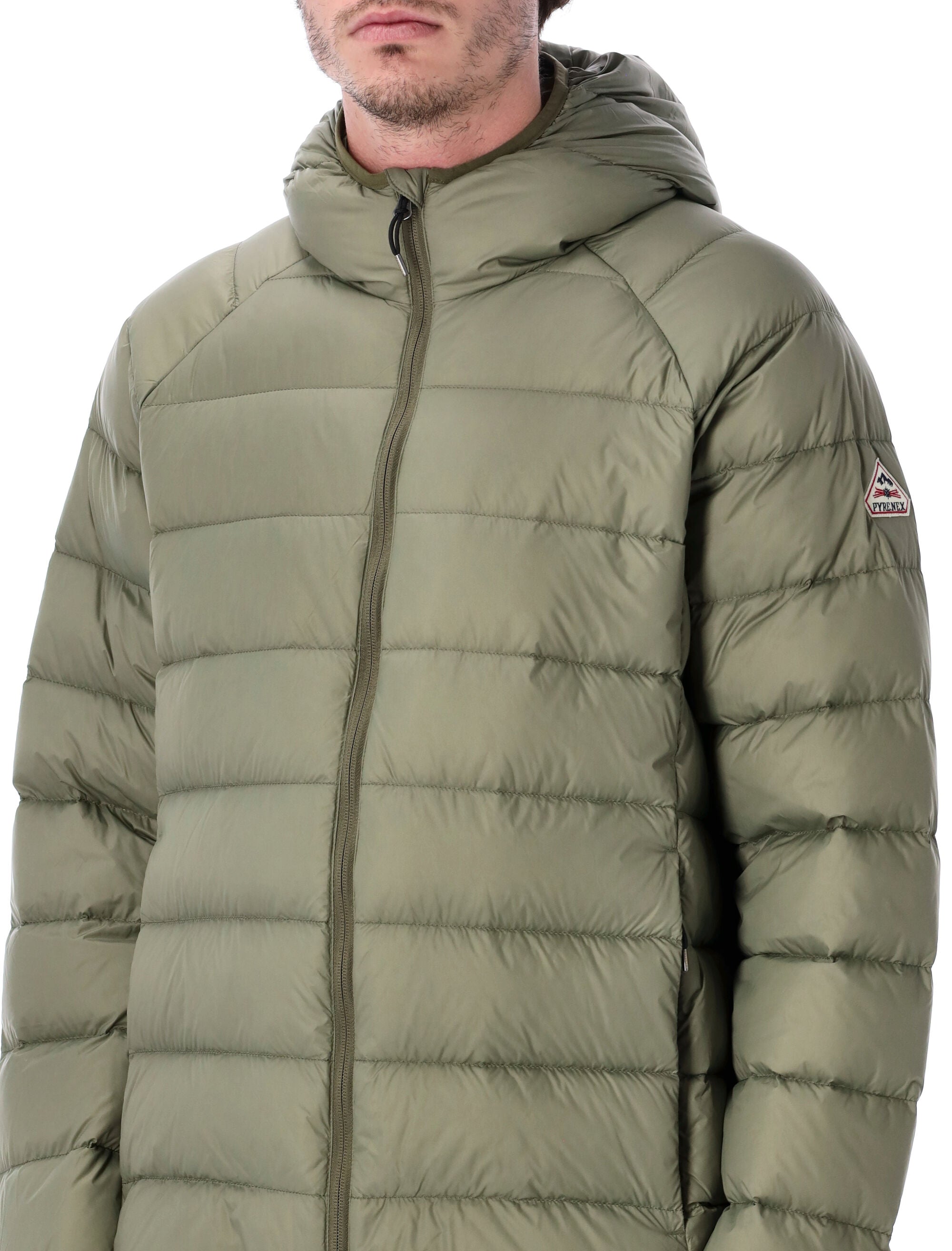 PYRENEX Lightweight Hooded Down Jacket for Men - Size L