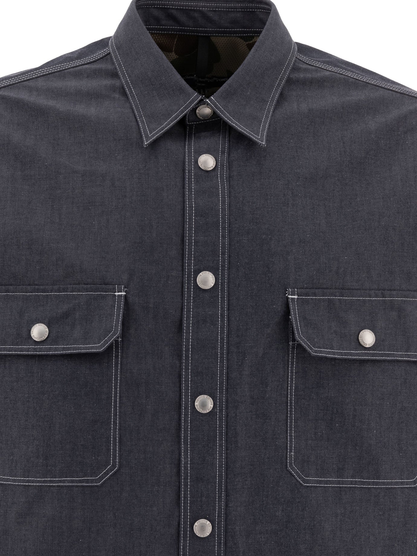 COMME DES GARÇONS HOMME PLUS Denim Overshirt - Relaxed Fit for Men