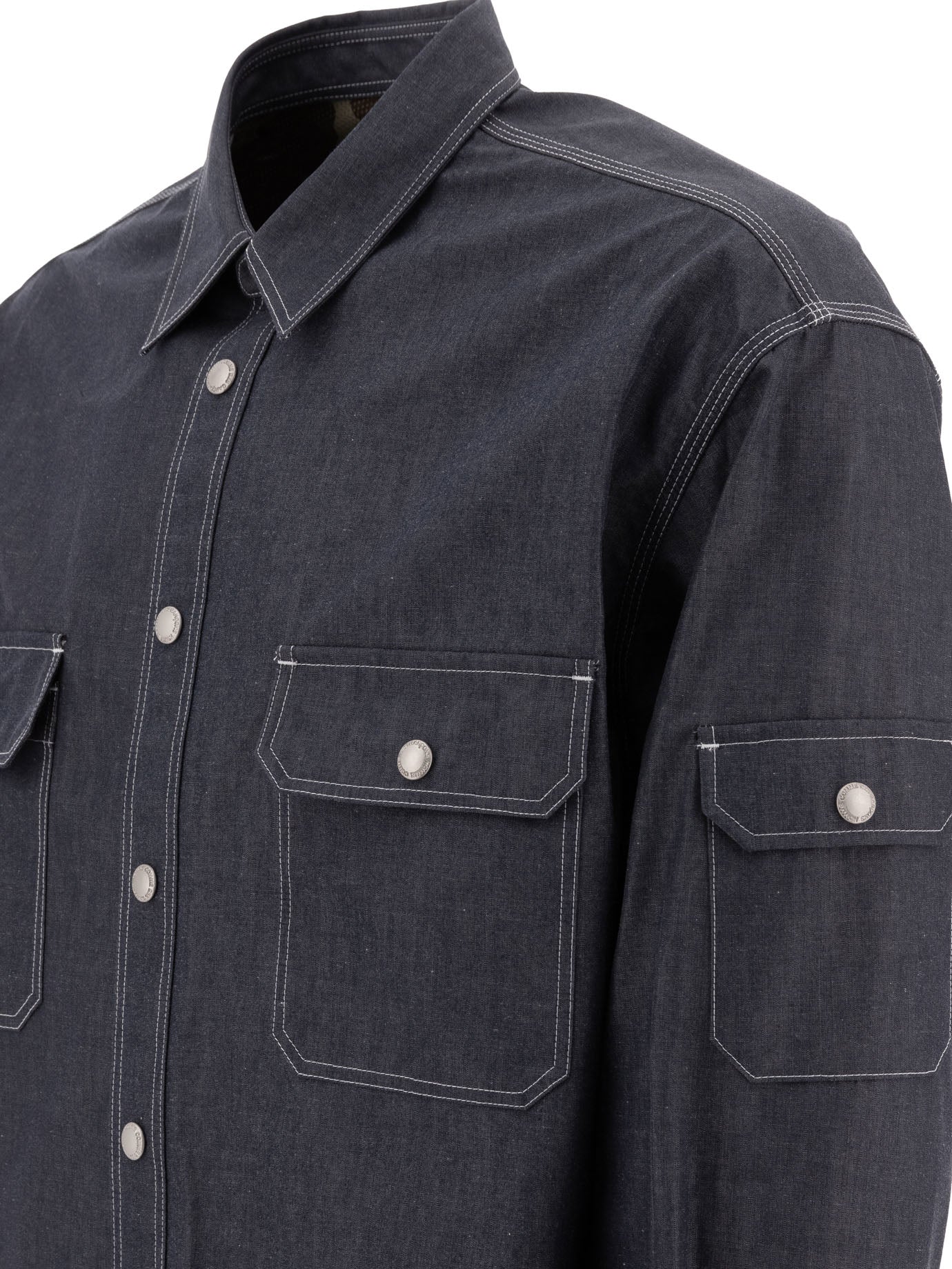 COMME DES GARÇONS HOMME PLUS Denim Overshirt - Relaxed Fit for Men