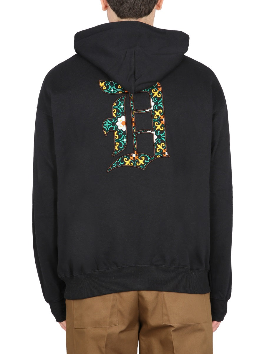 DRÔLE DE MONSIEUR Men's Signature Logo Hooded Sweatshirt