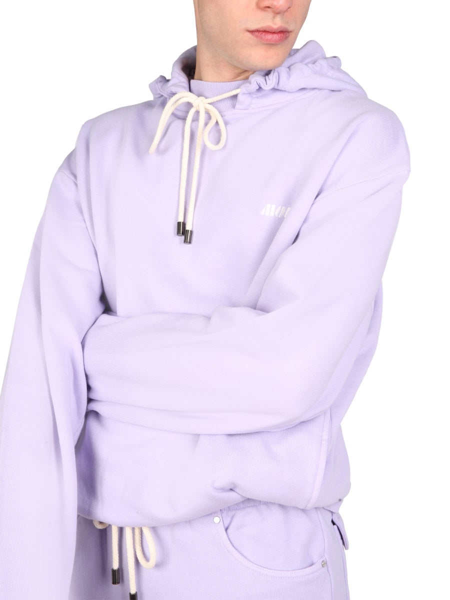 MOUTY Men's Mini Pullover Sweatshirt with Drawstring Hood