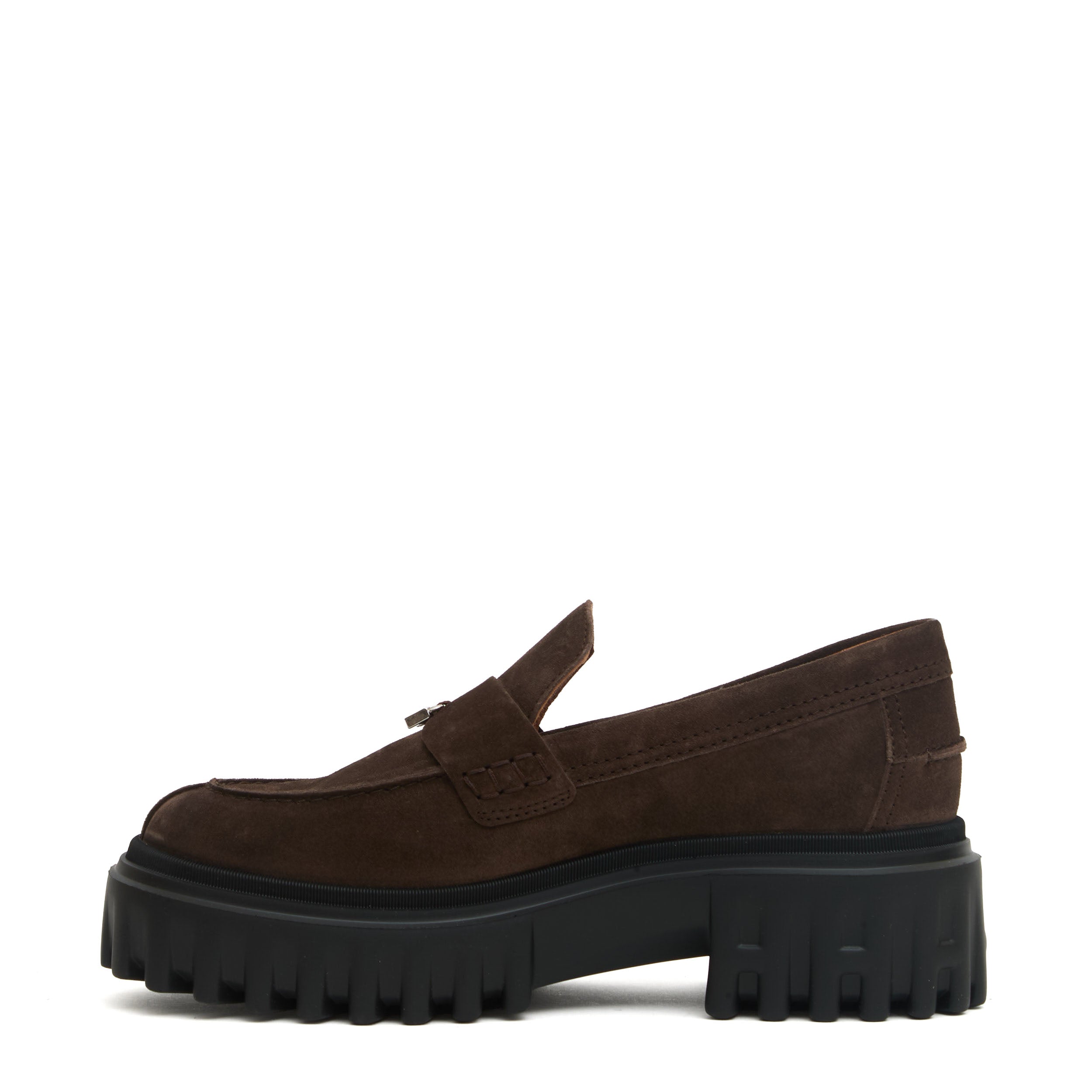 HOGAN Stylish Moccasins with Hand-Stitched Detailing - 7.6 cm Height