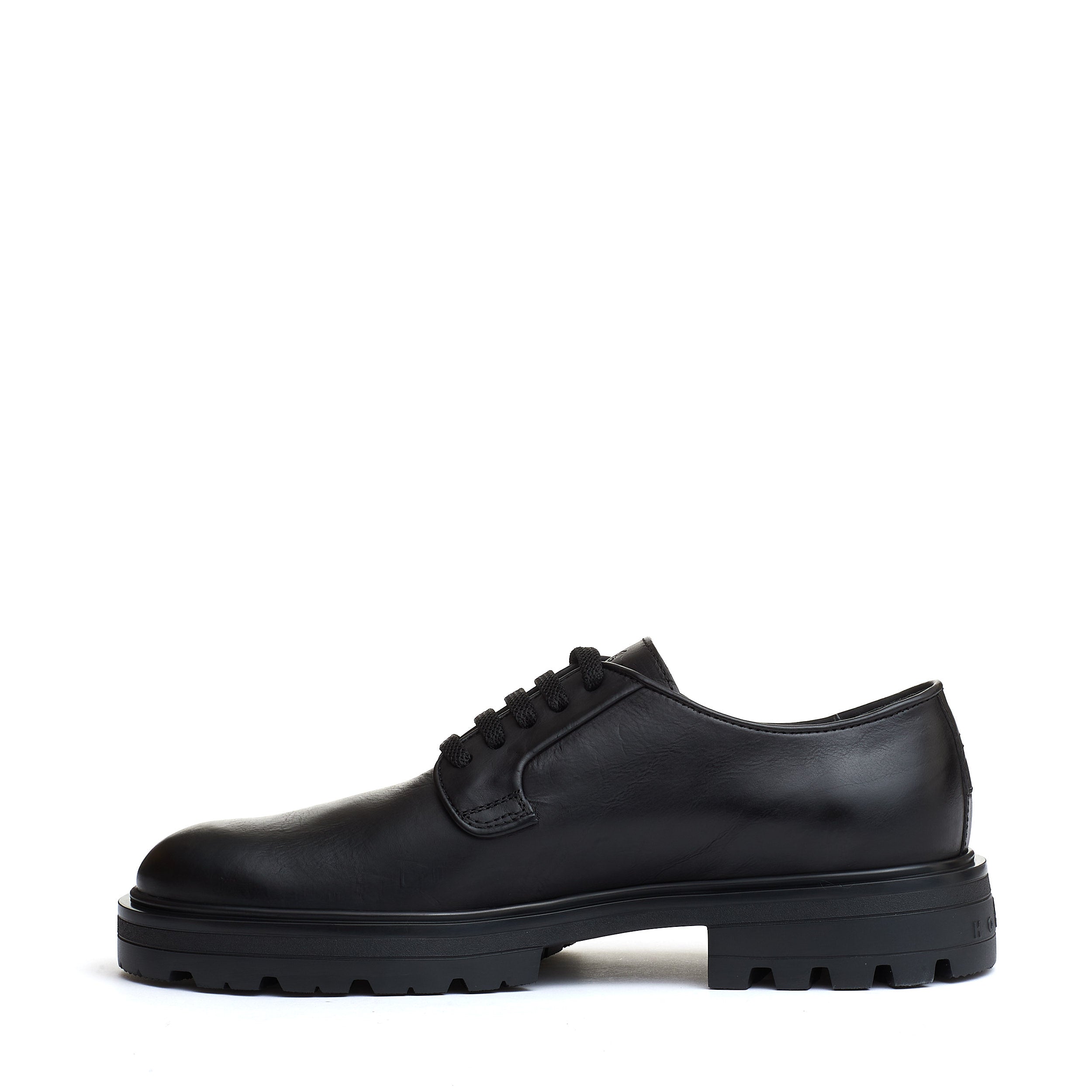 HOGAN Elegant Black Laced Shoes for Men