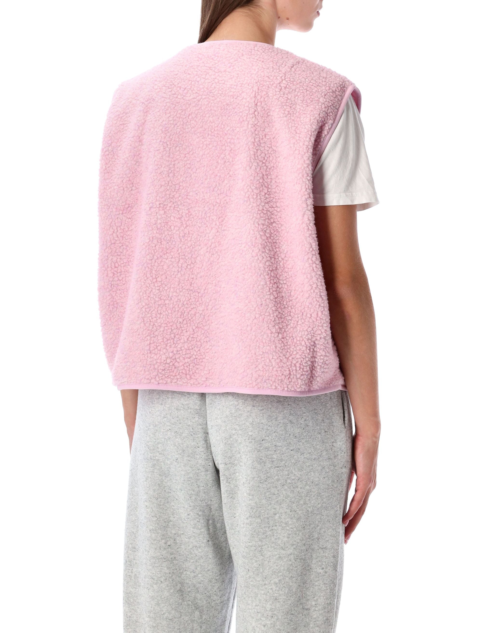 AMERICAN VINTAGE Cropped Sleeveless Fleece Vest