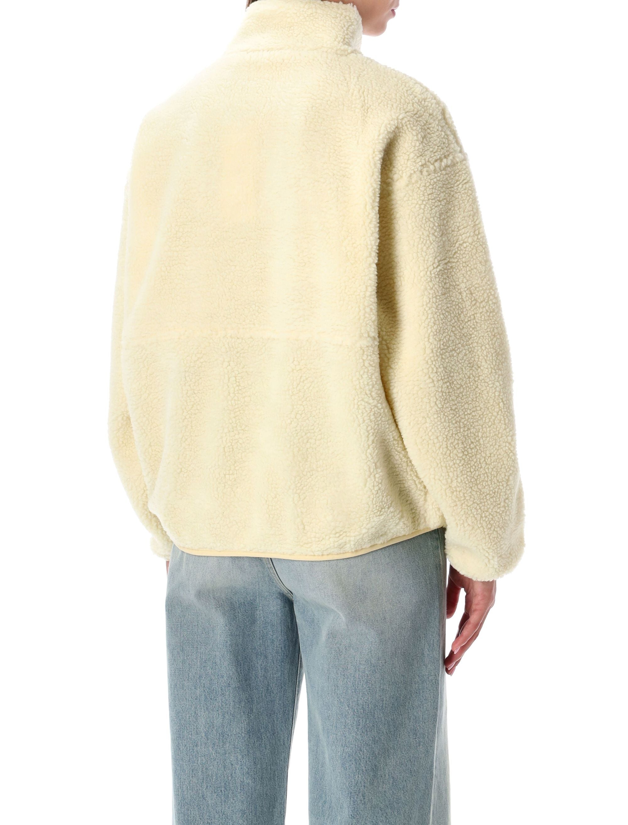 AMERICAN VINTAGE Oversized Fleece Jacket for Women