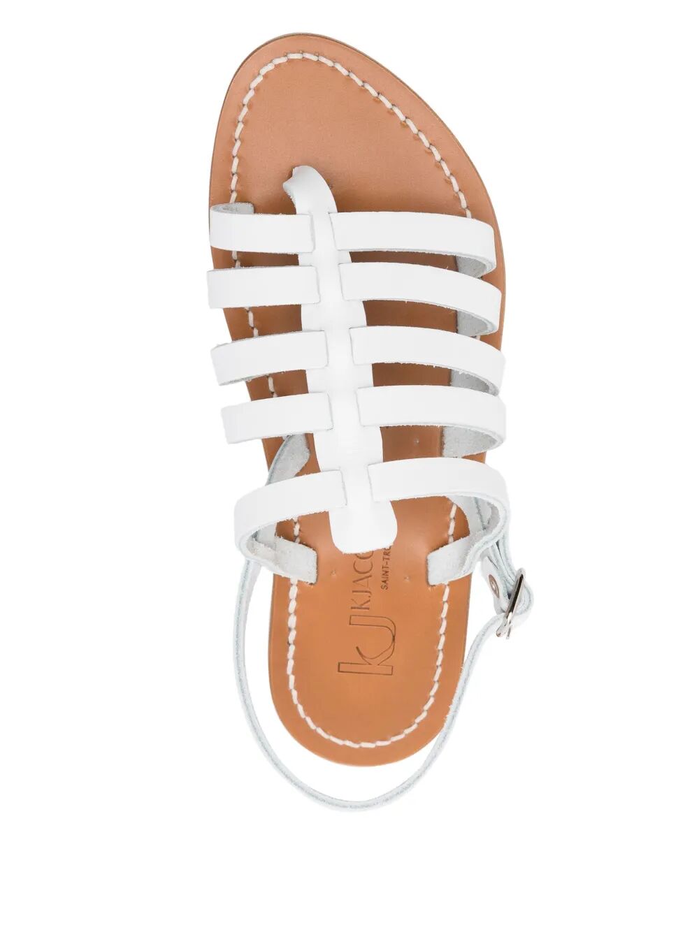 KJACQUES Elegant Leather Sandals for Women - Summer Style