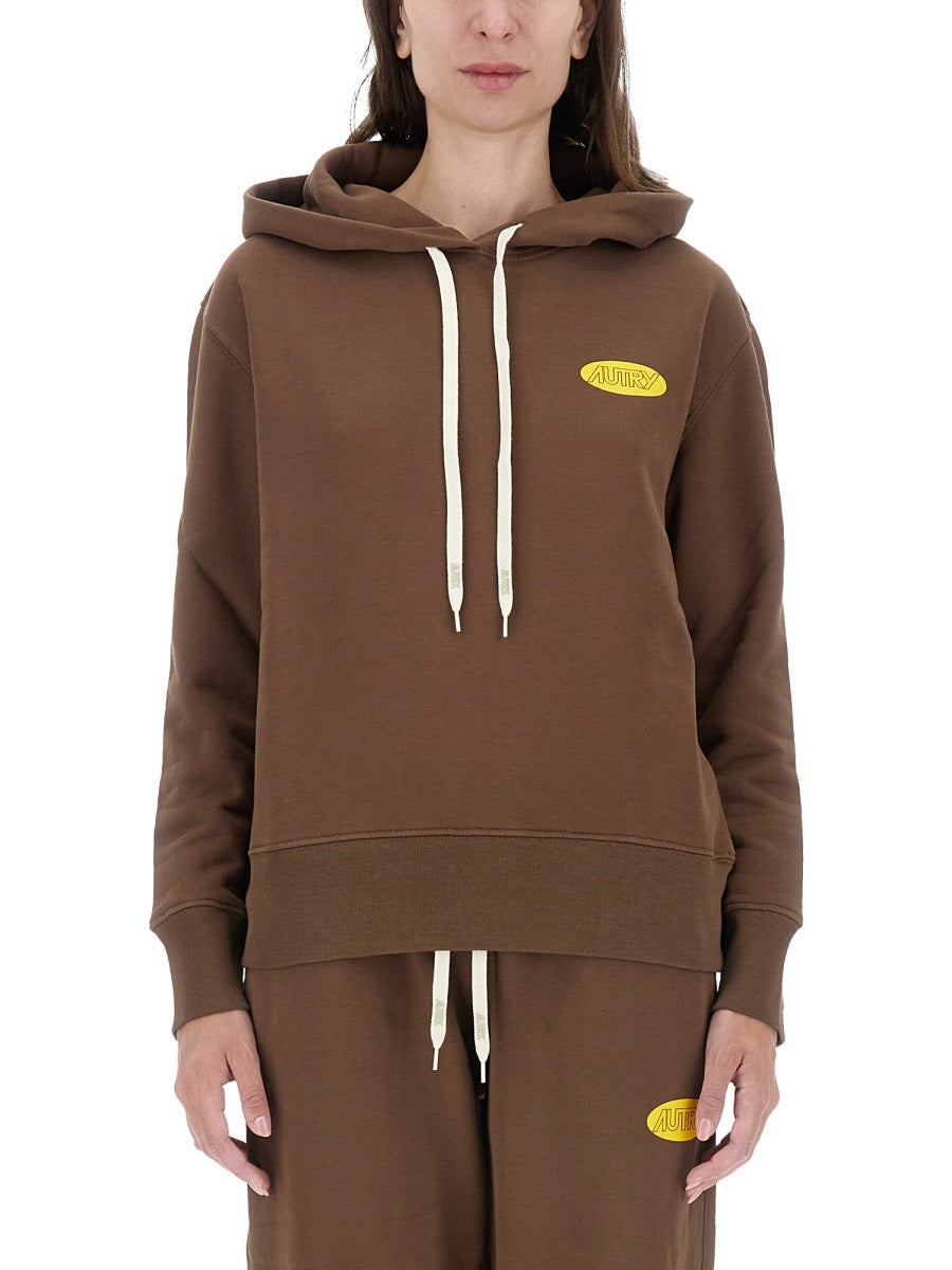 AUTRY Regular Fit Logo Sweatshirt - Size S