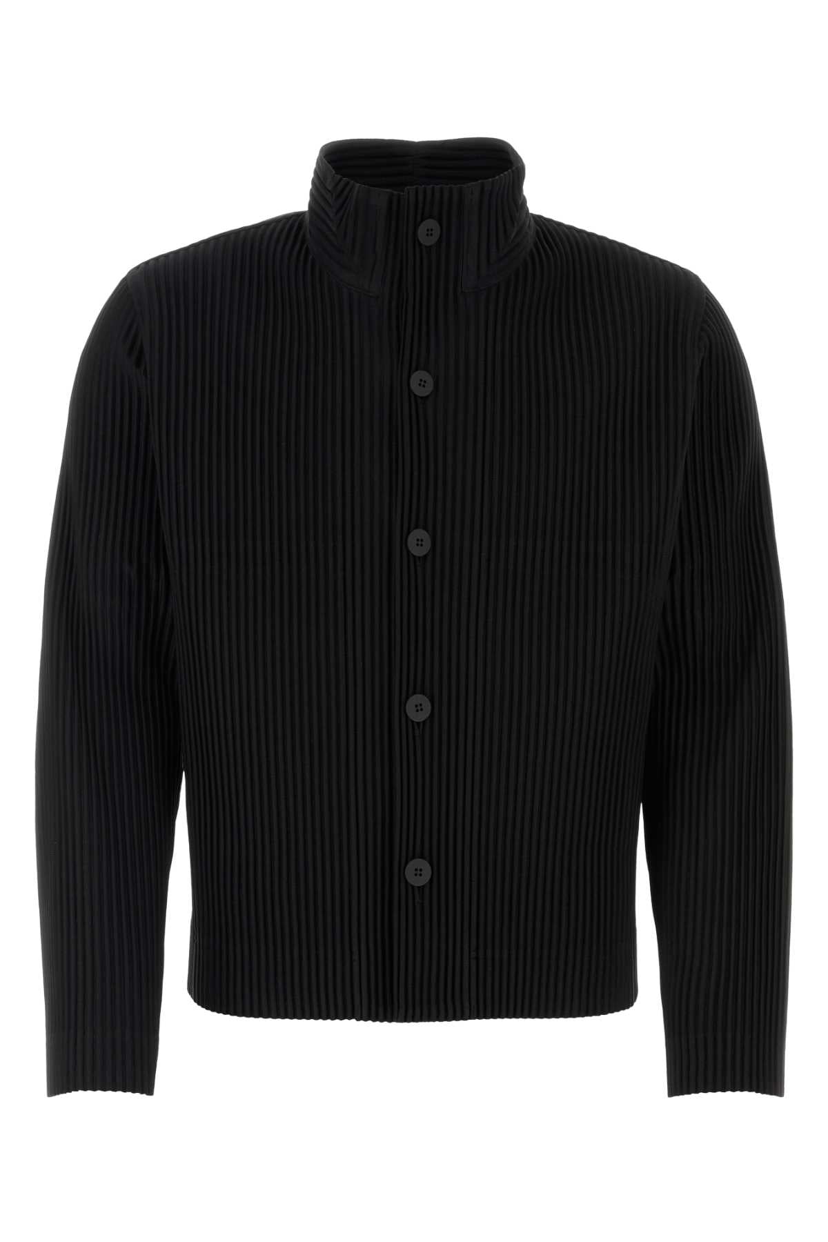 HOMME PLISSE Men's Mini Polyester Cardigan