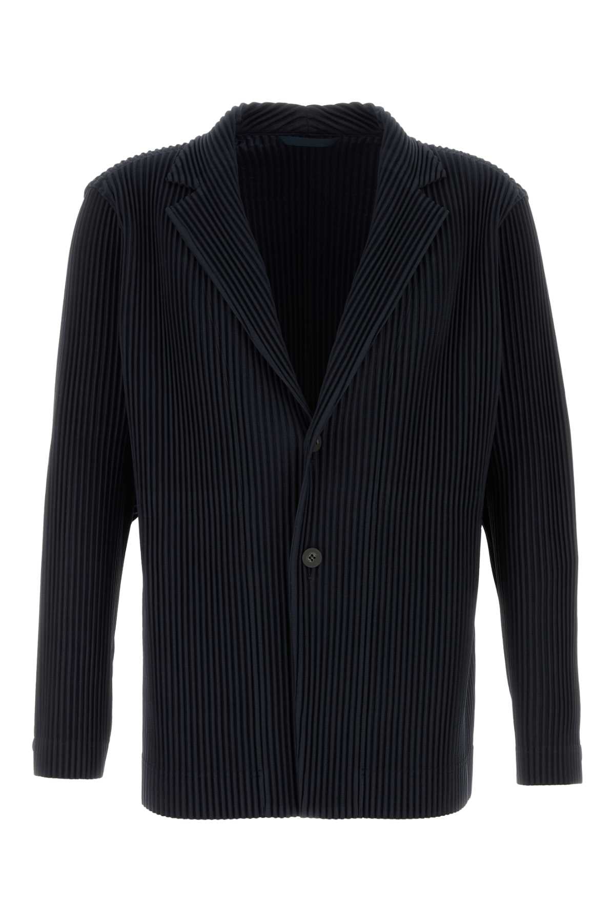 HOMME PLISSE Men's Mini Polyester Blazer
