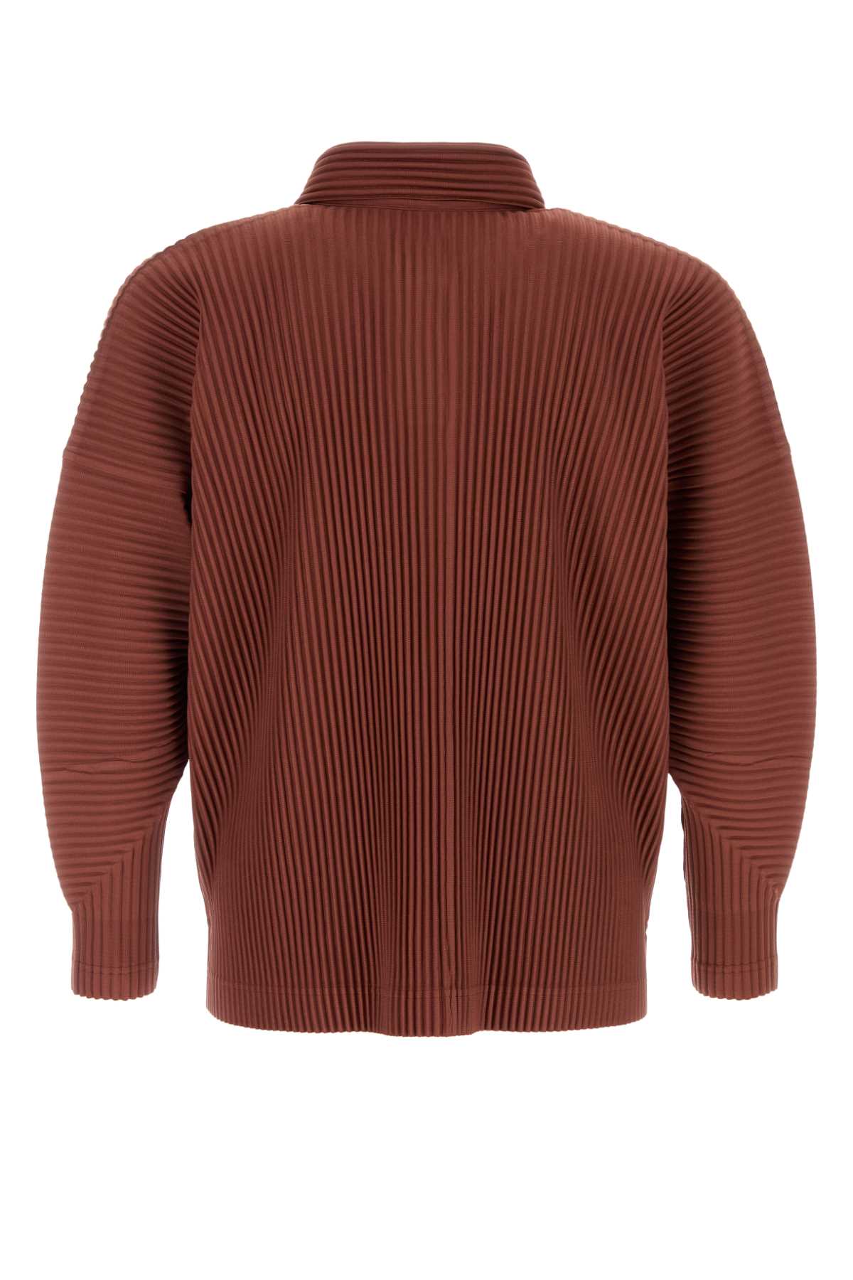 HOMME PLISSE Men's Mini Polyester Polo Shirt